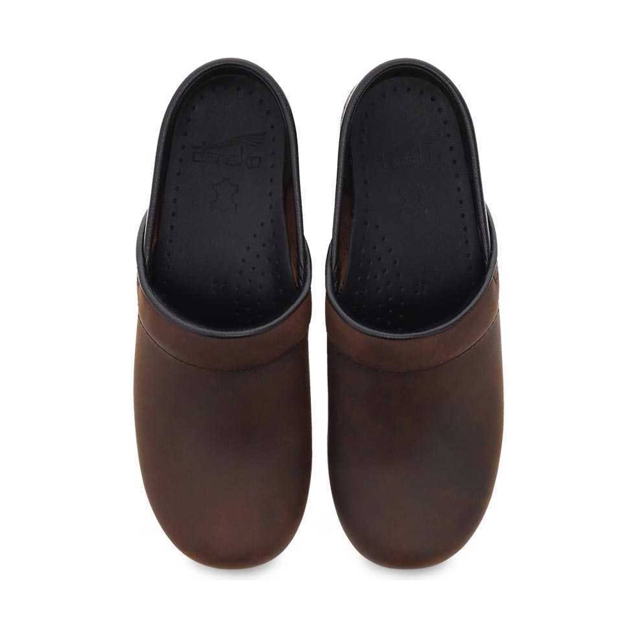 Dansko Women's Professional Wide Pro - Antique Brown Oiled by Lenny's Shoe & Apparel