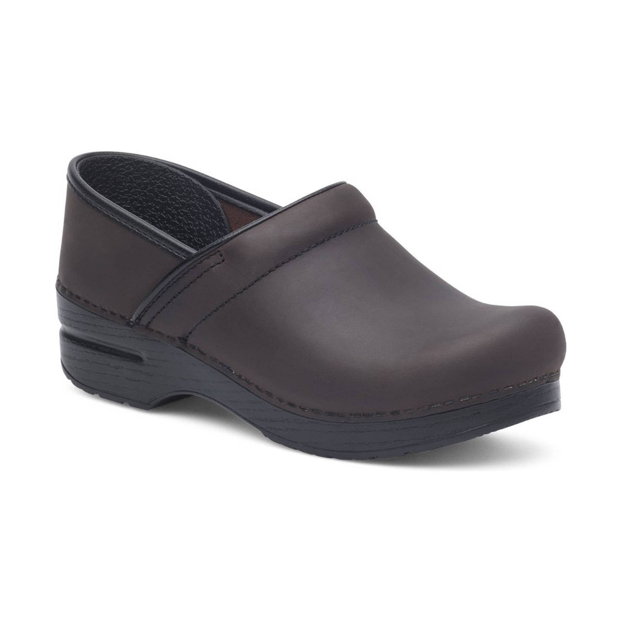 Dansko Women's Professional Wide Pro - Antique Brown Oiled by Lenny's Shoe & Apparel