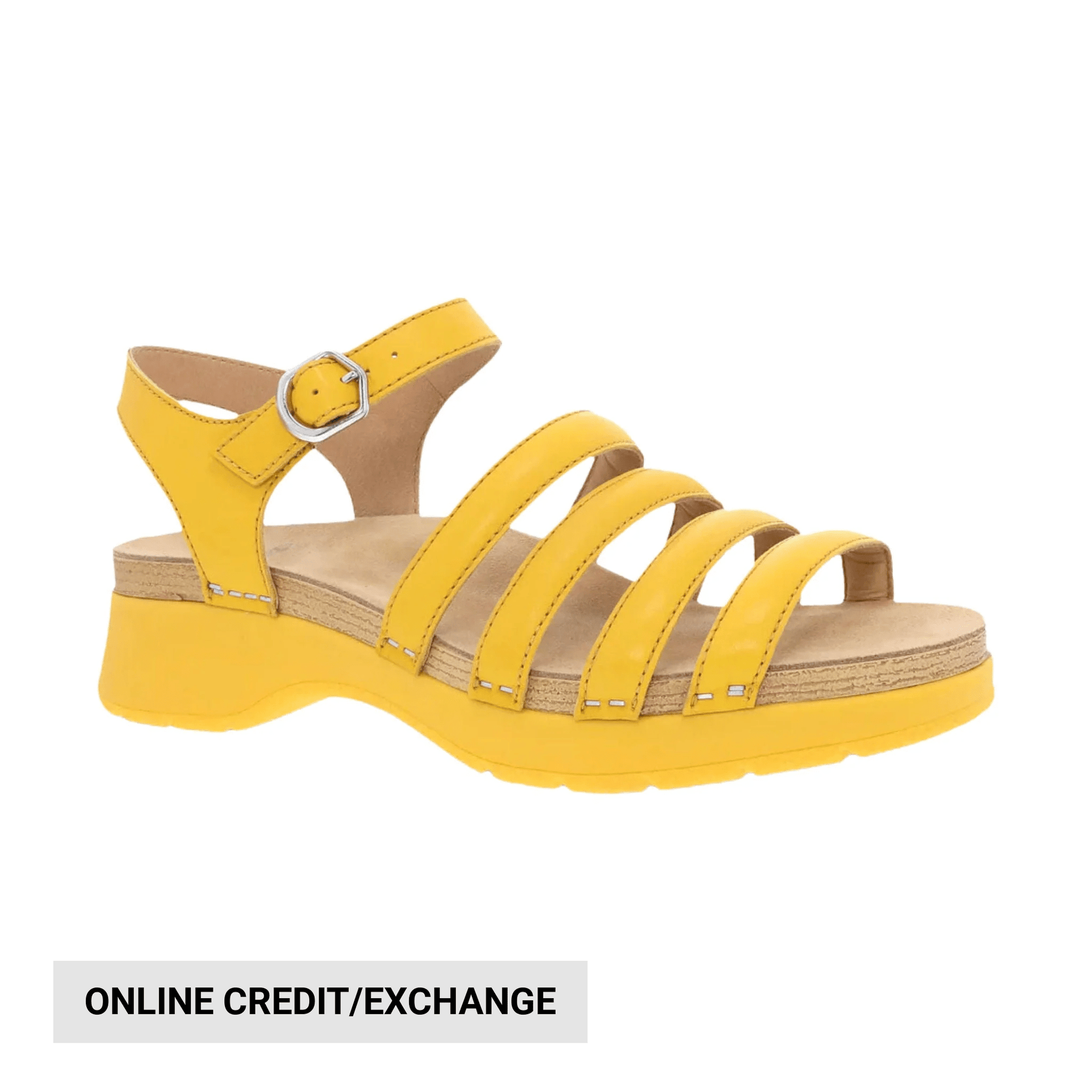 Dansko Women's Roxie Sandal - Yellow by Lenny's Shoe & Apparel