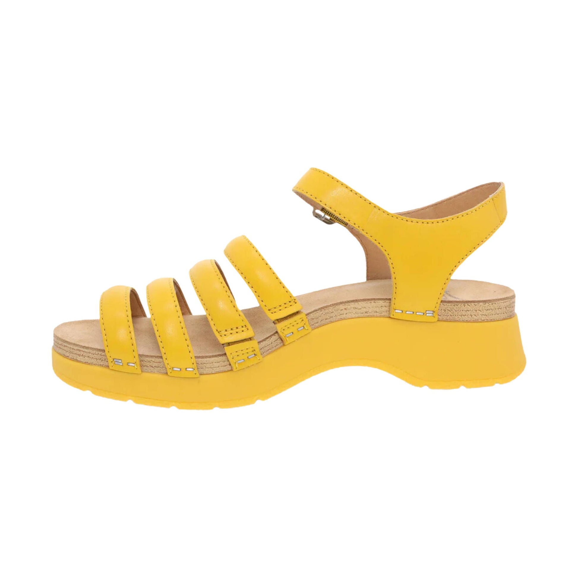 Dansko Women's Roxie Sandal - Yellow by Lenny's Shoe & Apparel