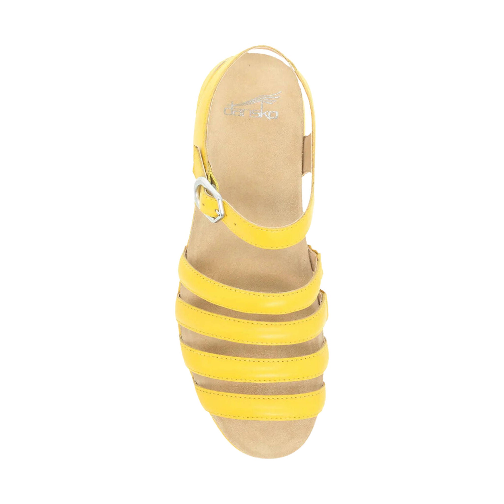 Dansko Women's Roxie Sandal - Yellow by Lenny's Shoe & Apparel