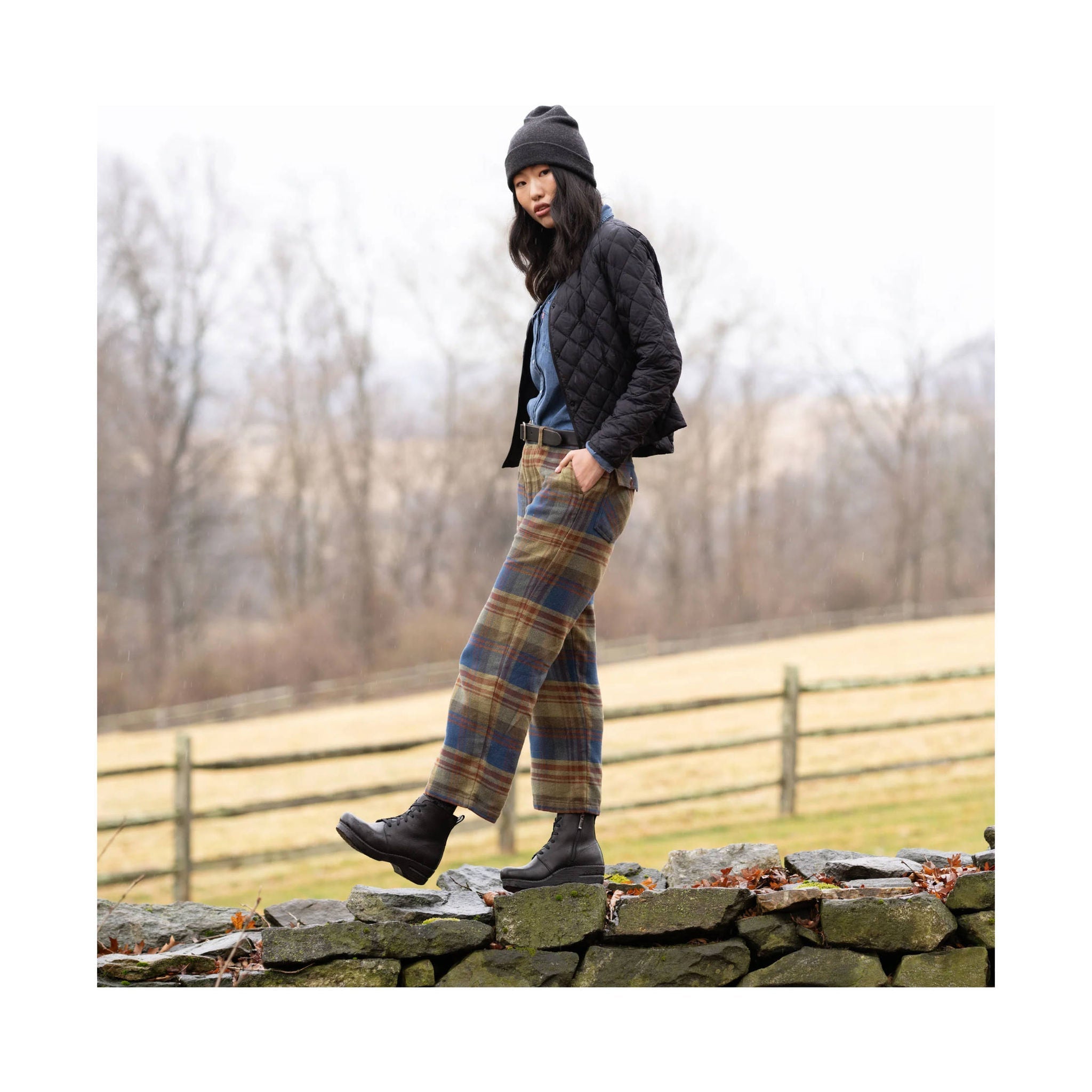 Dansko Women's Sigourney Boots - Black Tumbled by Lenny's Shoe & Apparel