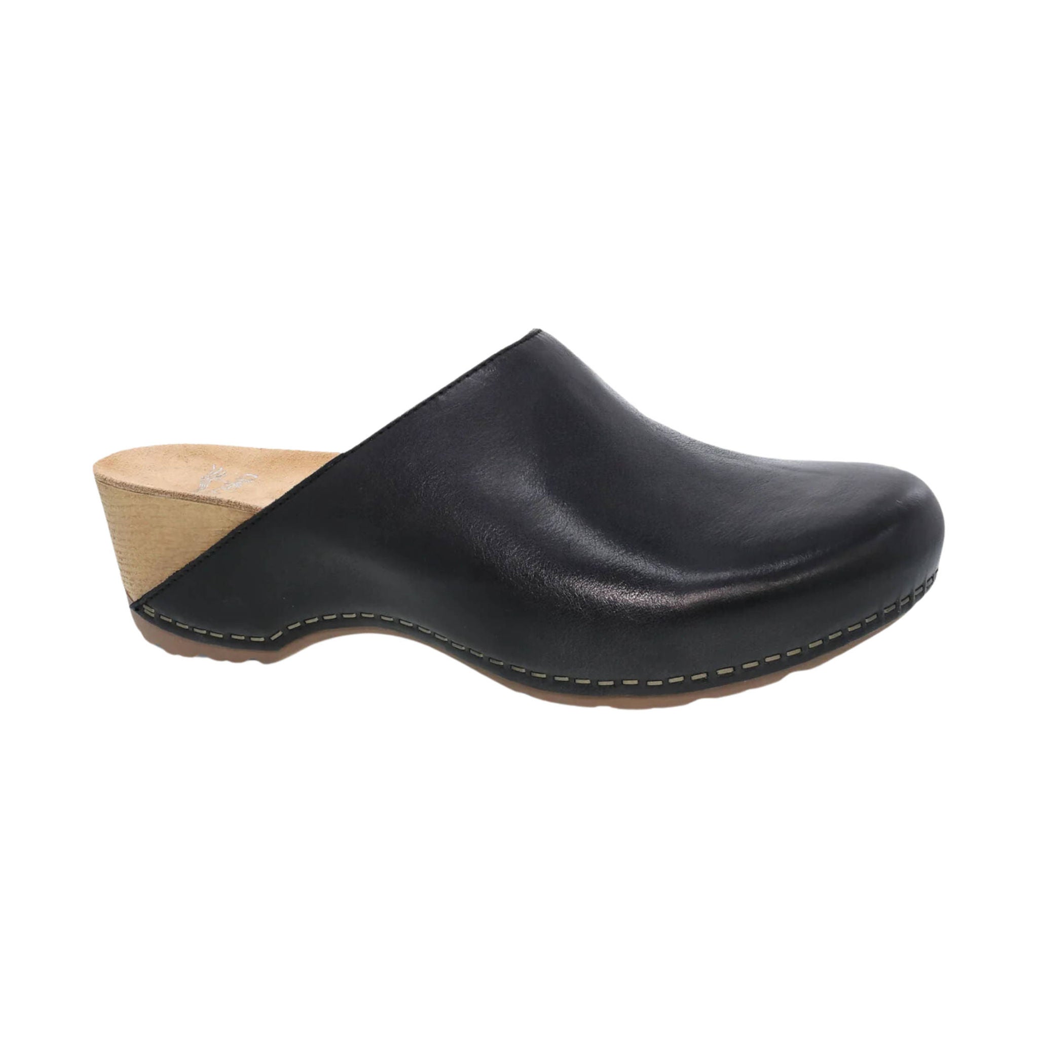 Dansko Women's Talulah Clog - Black Milled Burnished Mule by Lenny's Shoe & Apparel