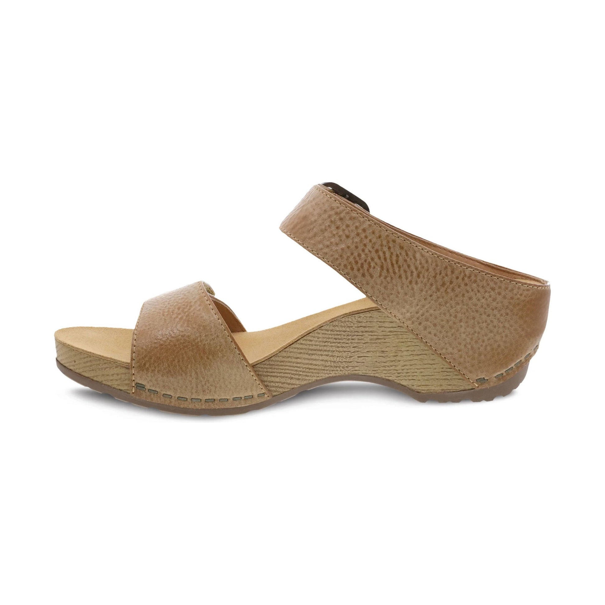 Dansko Women's Tanya Sandal - Tan Milled Burnished by Lenny's Shoe & Apparel