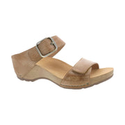 Dansko Women's Tanya Sandal - Tan Milled Burnished by Lenny's Shoe & Apparel