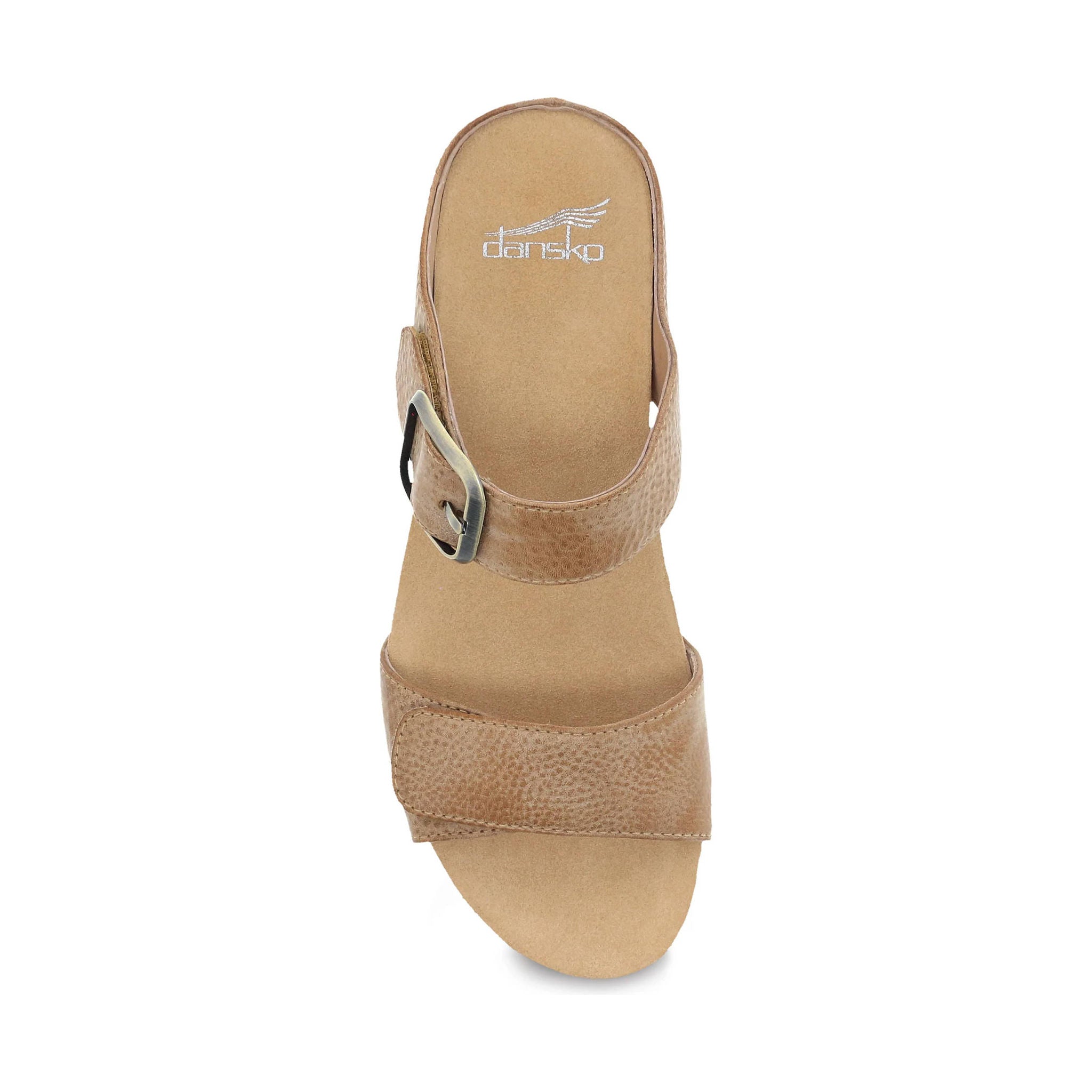 Dansko Women's Tanya Sandal - Tan Milled Burnished by Lenny's Shoe & Apparel