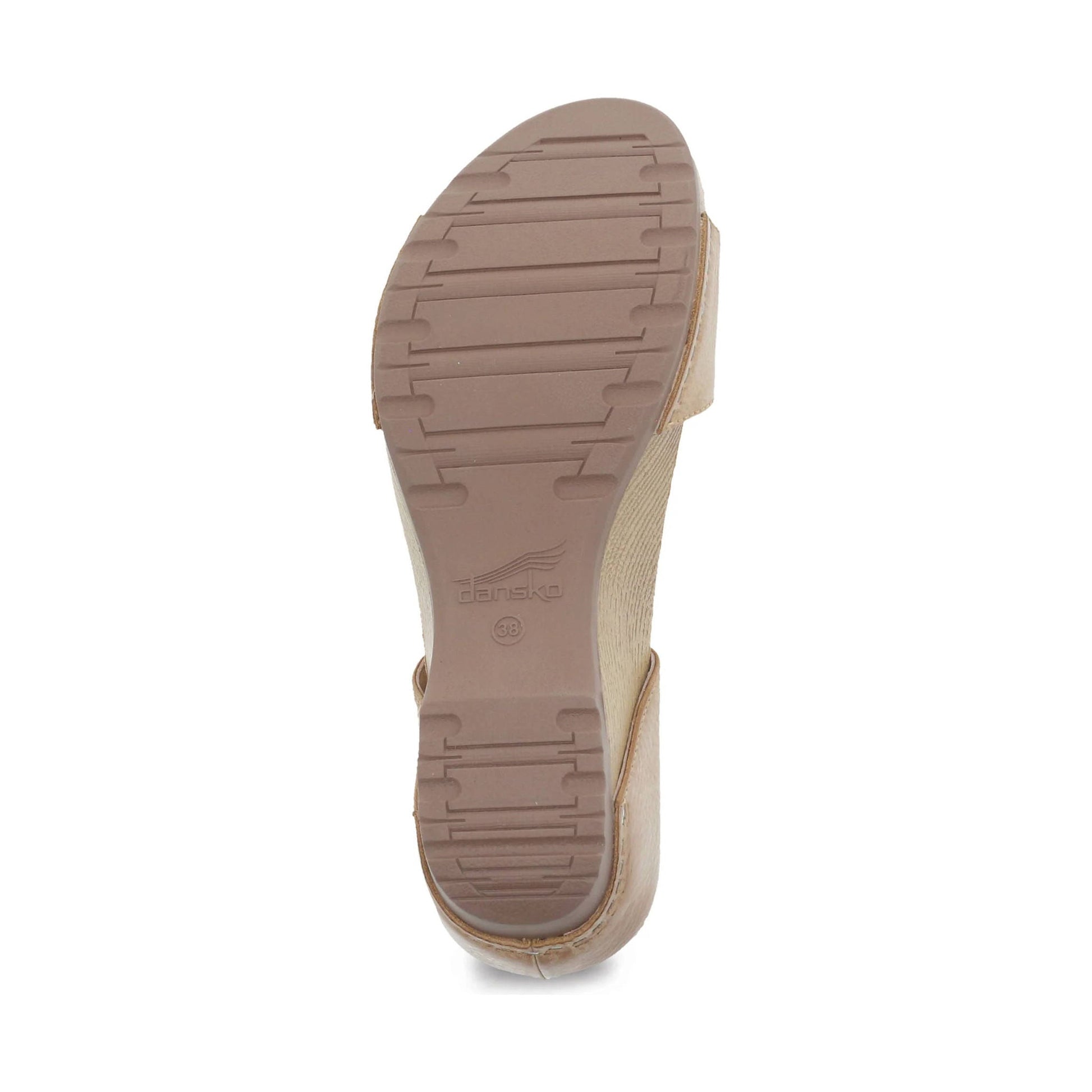 Dansko Women's Tanya Sandal - Tan Milled Burnished by Lenny's Shoe & Apparel