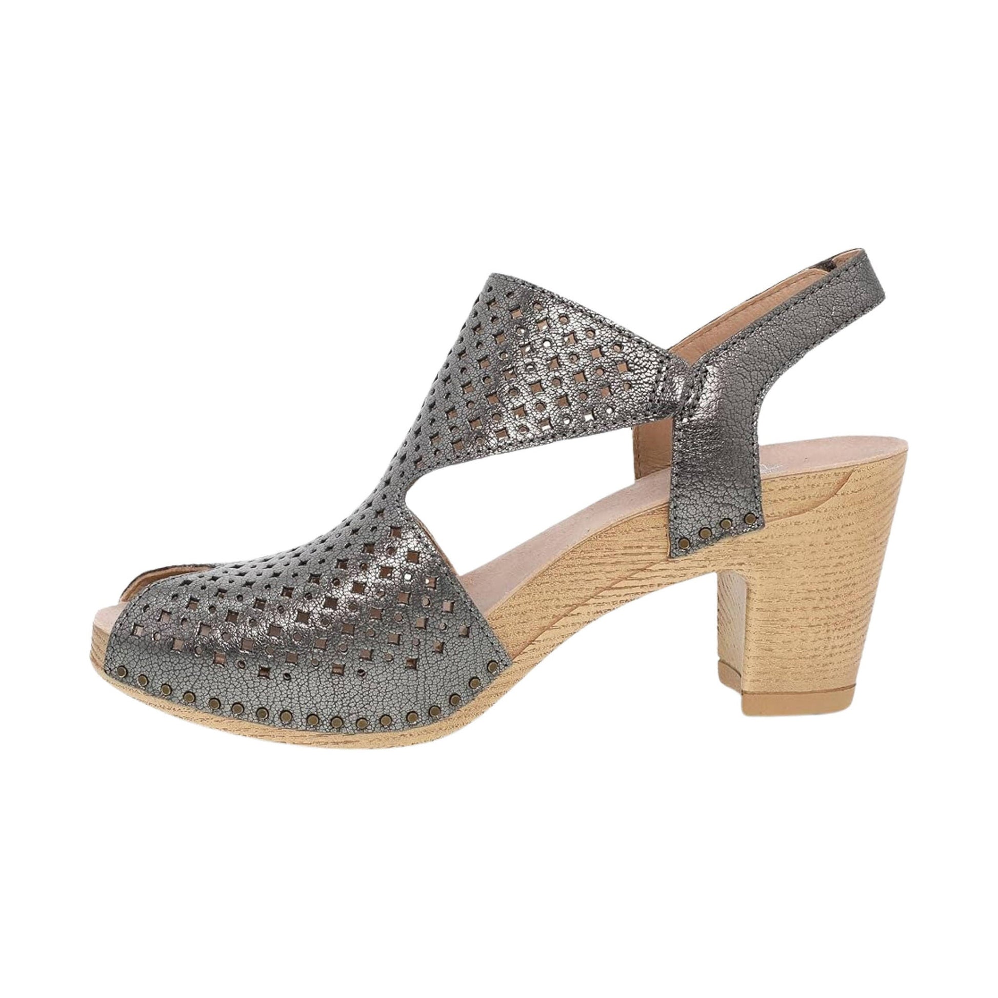 Dansko Women's Teagan Sandal - Gunmetal by Lenny's Shoe & Apparel