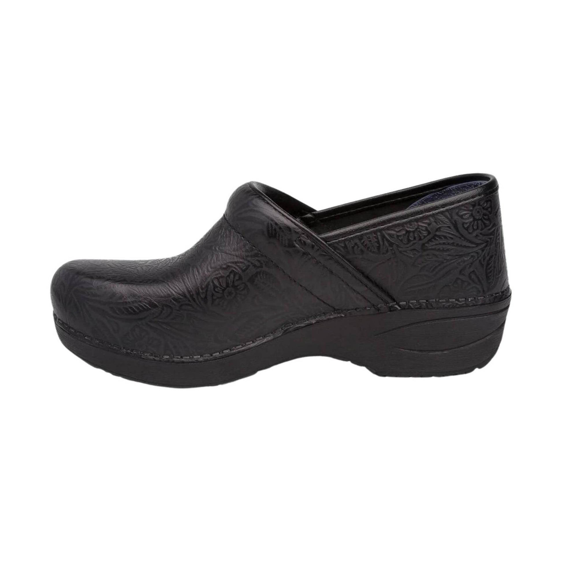 Dansko Women's XP 2.0 - Black Floral Tooled Color by Lenny's Shoe & Apparel
