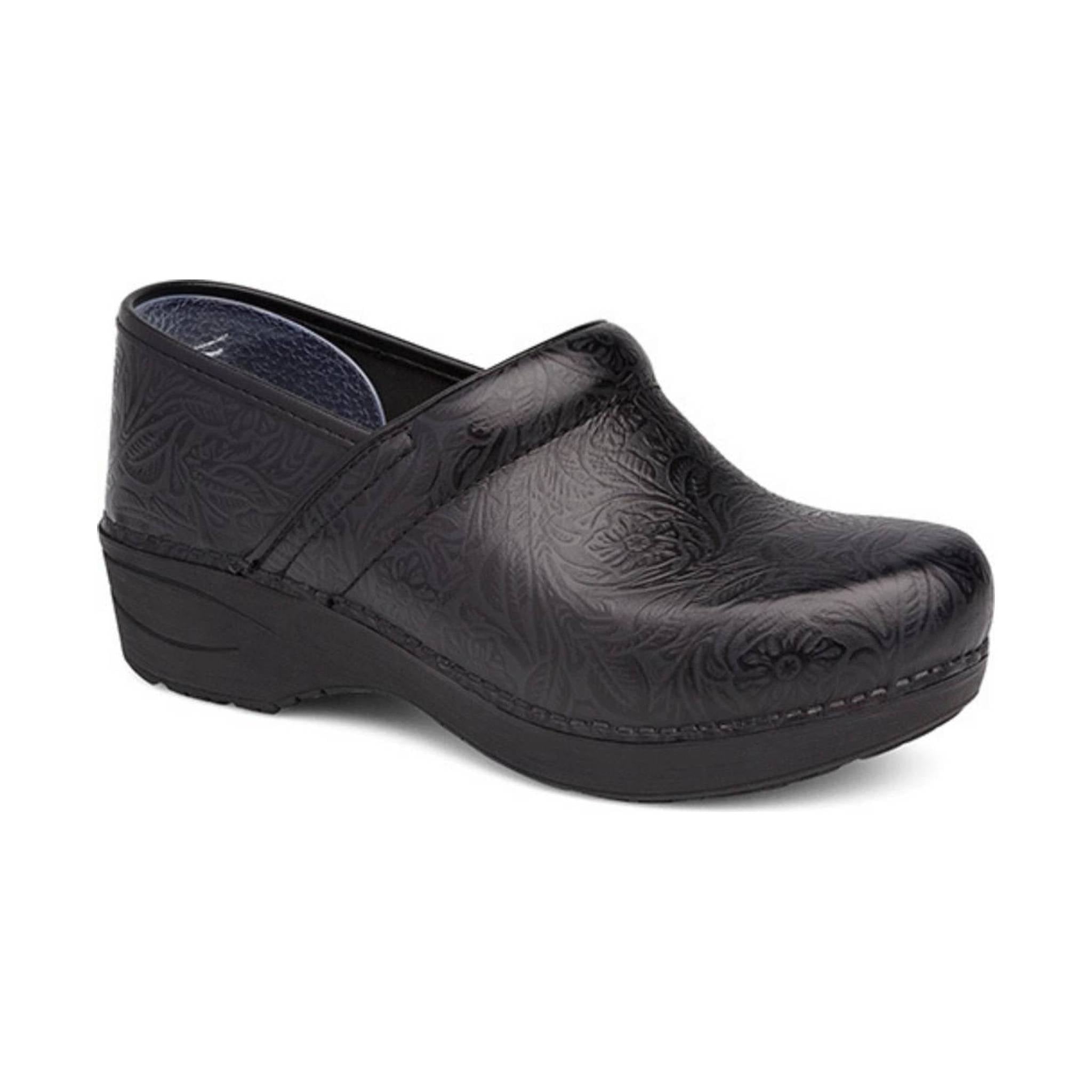 Dansko Women's XP 2.0 - Black Floral Tooled Color by Lenny's Shoe & Apparel