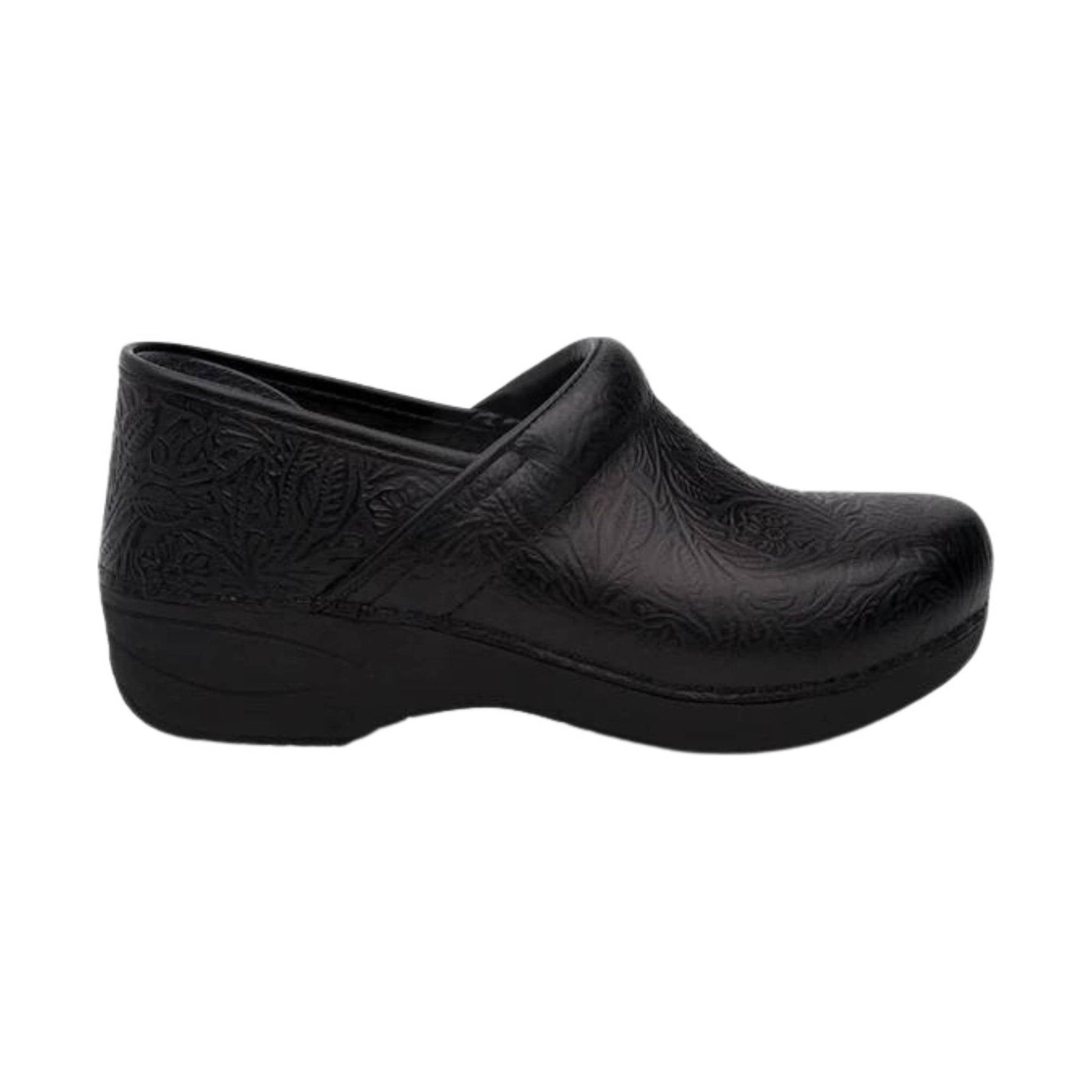 Dansko Women's XP 2.0 - Black Floral Tooled Color by Lenny's Shoe & Apparel
