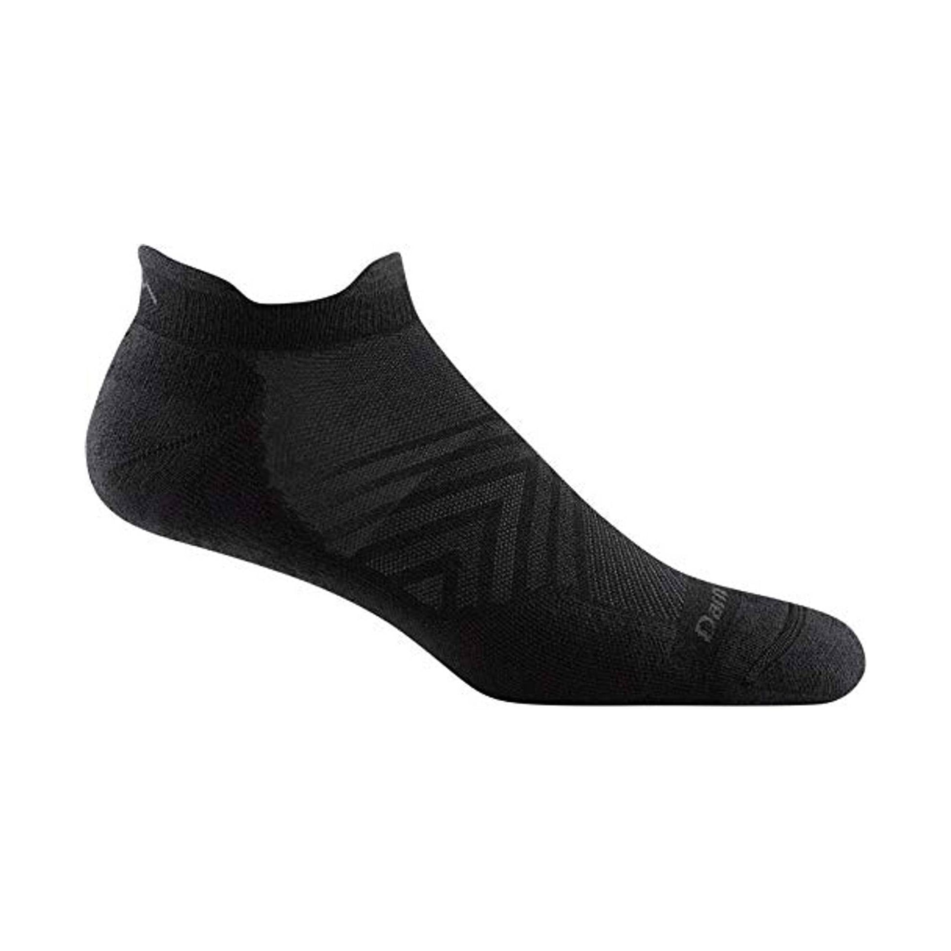 Darn Tough Vermont Men's Run No Show Tab Ultra Lightweight Running Sock - Black by Lenny's Shoe & Apparel