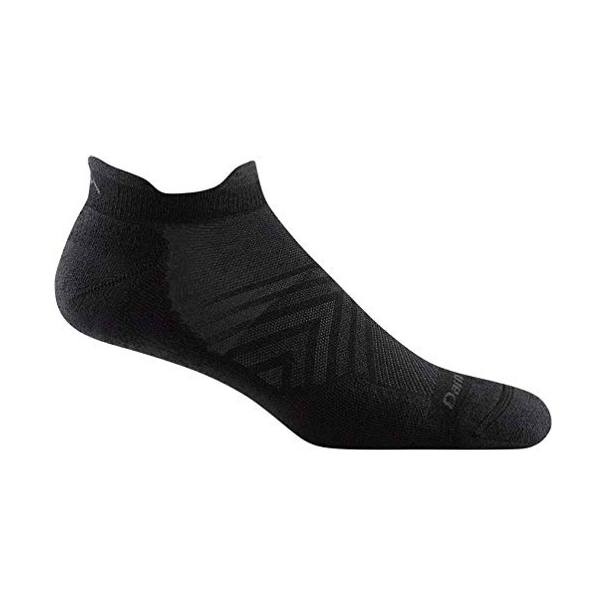 Darn Tough Vermont Men's Run No Show Tab Ultra Lightweight Running Sock - Black by Lenny's Shoe & Apparel