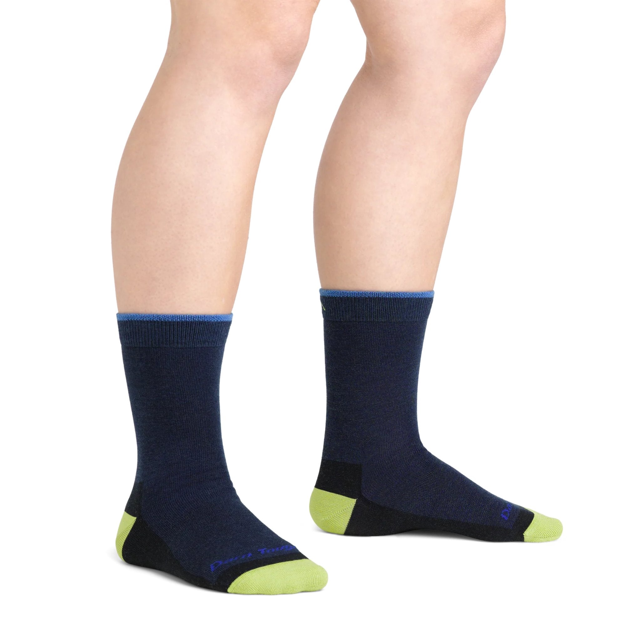 Darn Tough Vermont Kids' Field Trip Micro Crew Lightweight Hiking Sock - Eclipse by Lenny's Shoe & Apparel