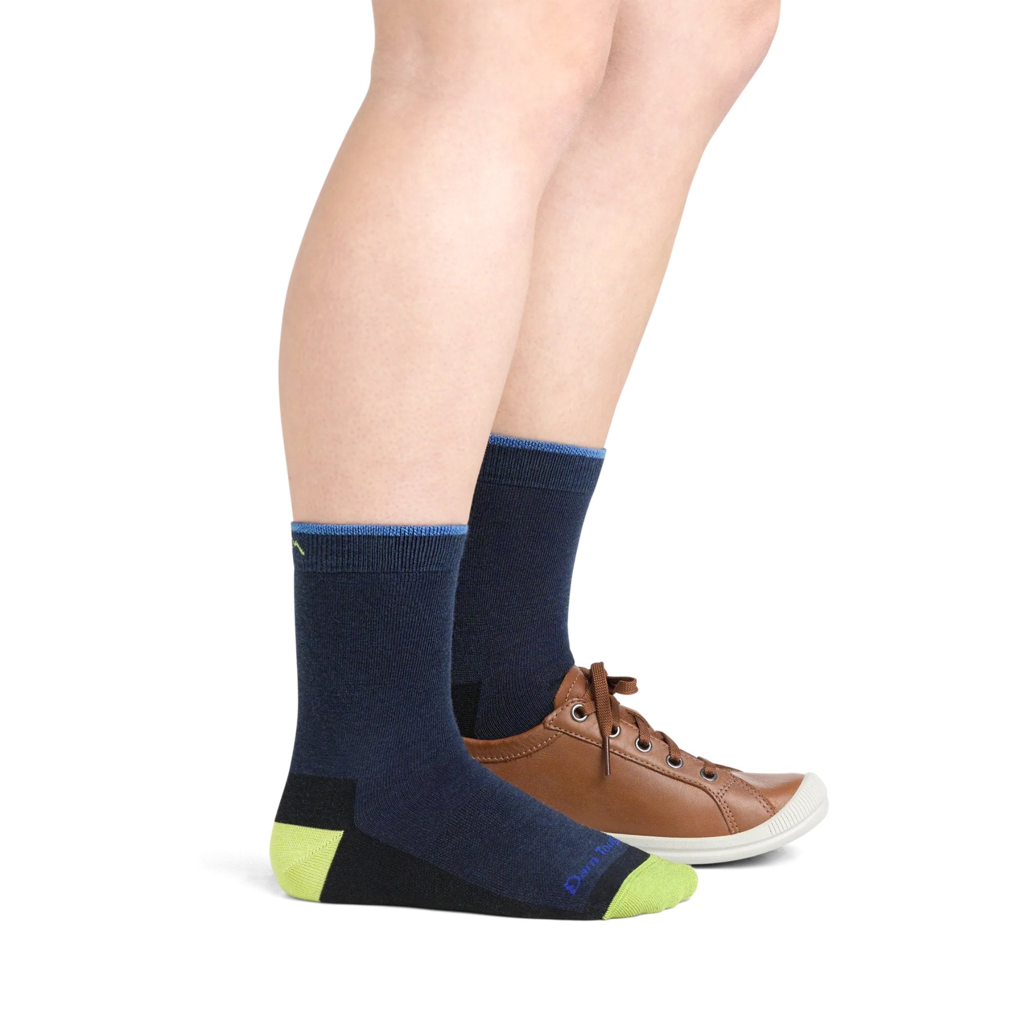 Darn Tough Vermont Kids' Field Trip Micro Crew Lightweight Hiking Sock - Eclipse by Lenny's Shoe & Apparel