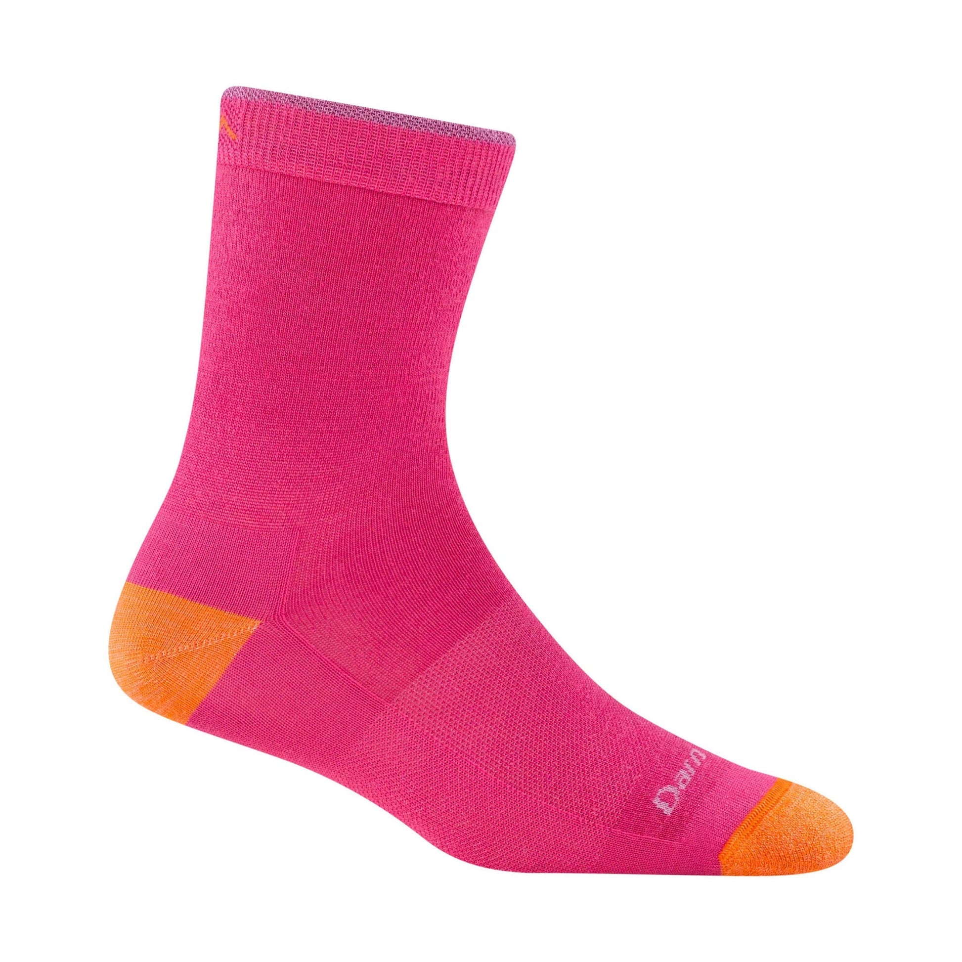 Darn Tough Vermont Kids' Field Trip Micro Crew Lightweight Hiking Sock - Neon Pink by Lenny's Shoe & Apparel