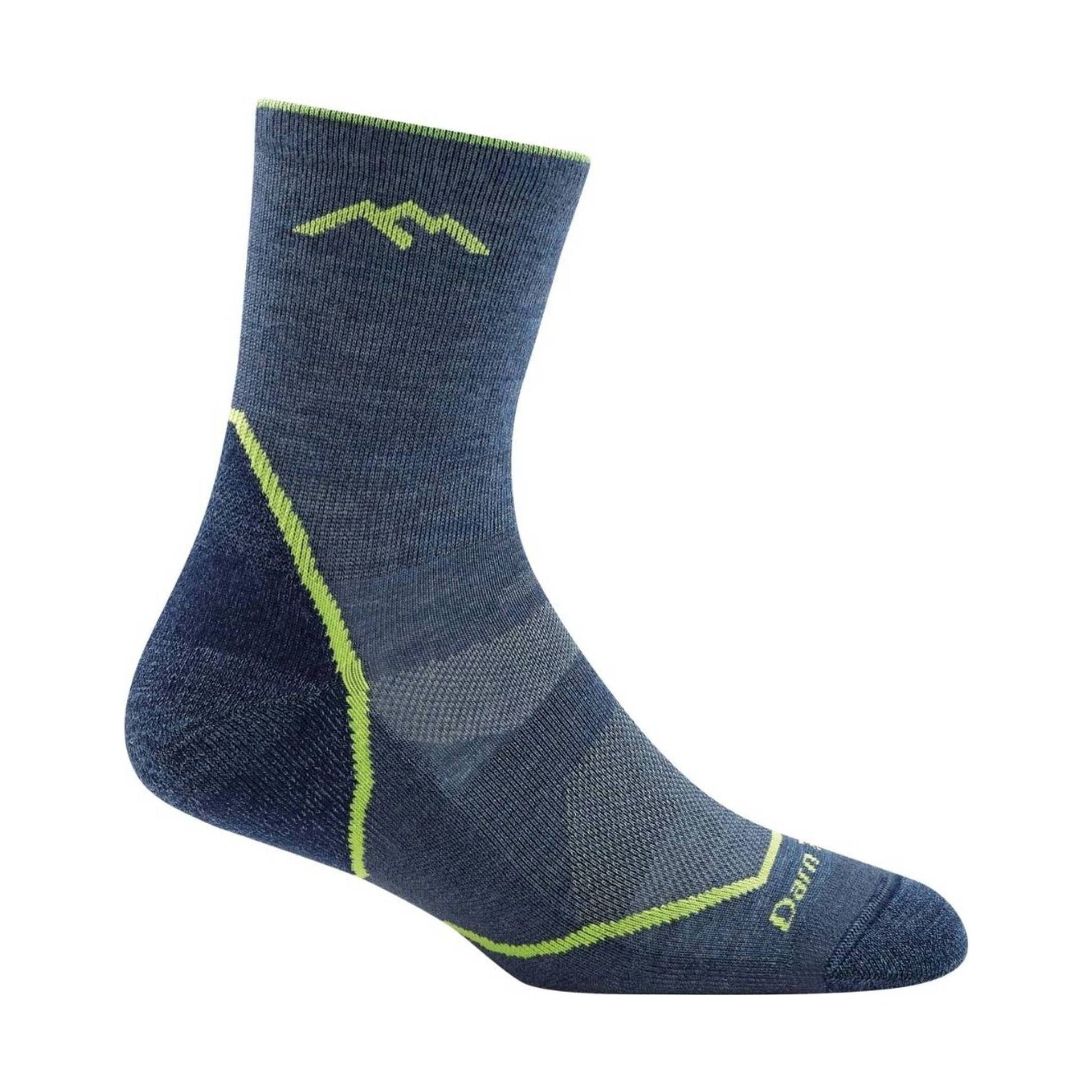 Darn Tough Vermont Kids' Light Hiker Micro Crew Lightweight Hiking Sock - Denim by Lenny's Shoe & Apparel