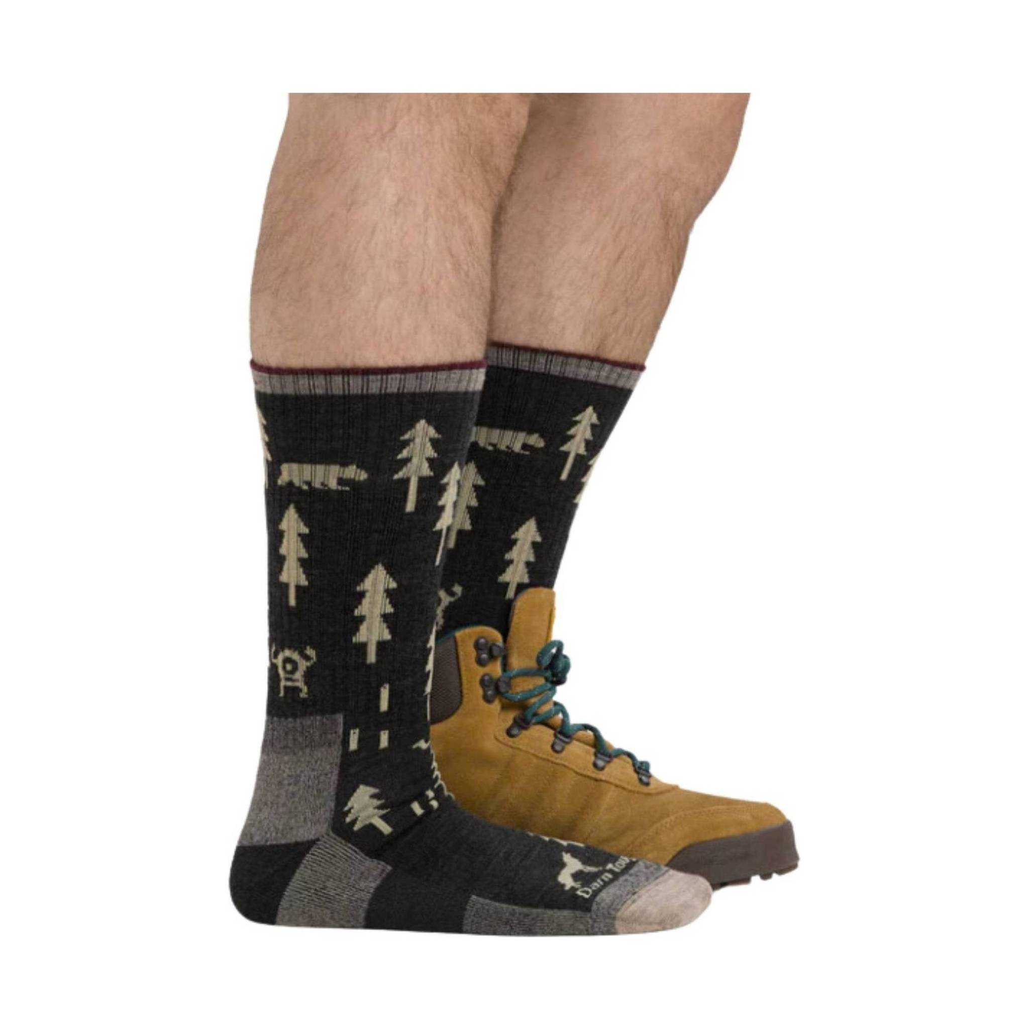 Darn Tough Vermont Men's ABC Boot Midweight Hiking Sock - Black by Lenny's Shoe & Apparel