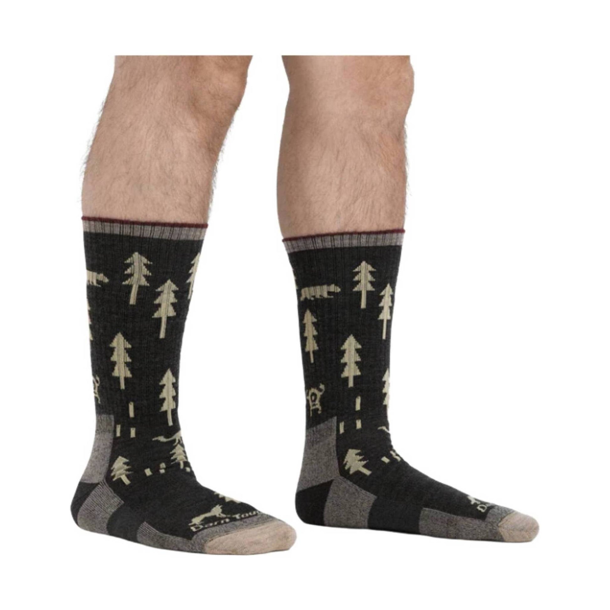 Darn Tough Vermont Men's ABC Boot Midweight Hiking Sock - Black by Lenny's Shoe & Apparel
