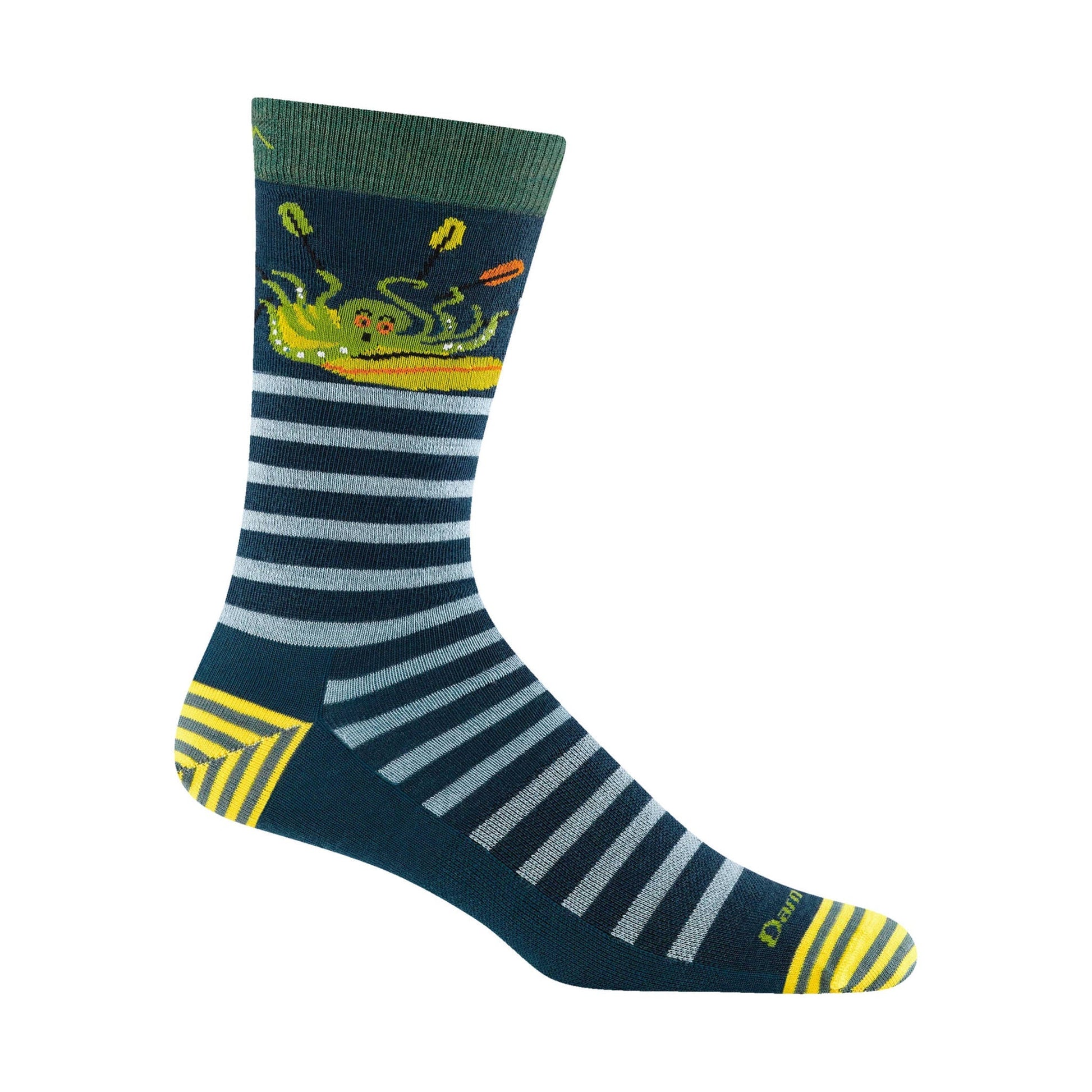 Darn Tough Vermont Men's Animal Haus Lightweight Lifestyle Sock - Dark Teal by Lenny's Shoe & Apparel
