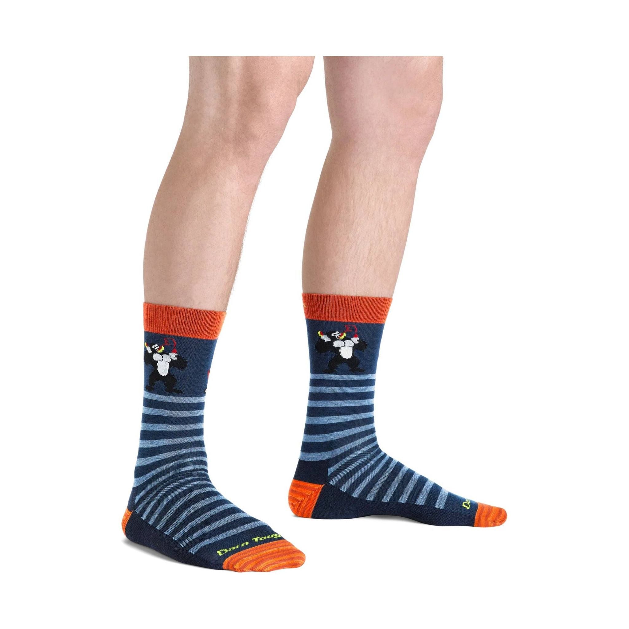 Darn Tough Vermont Men's Animal Haus Lightweight Lifestyle Sock - Deep Water by Lenny's Shoe & Apparel