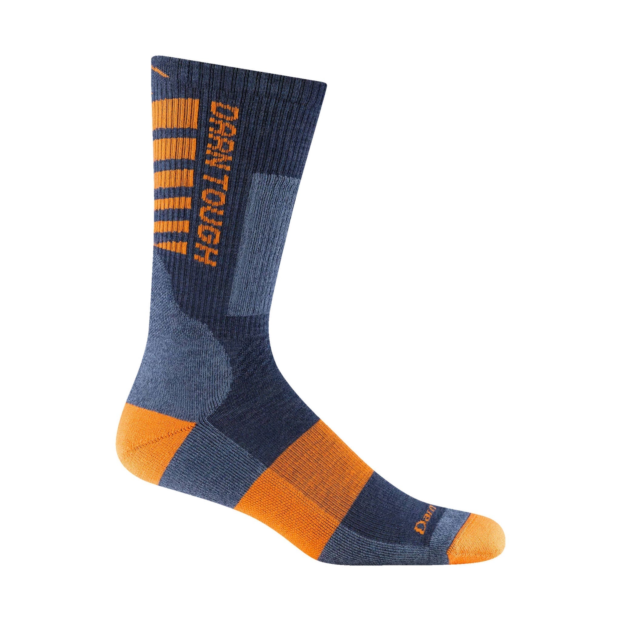 Darn Tough Vermont Men's Backbone Boot Midweight Work Sock - Indigo by Lenny's Shoe & Apparel