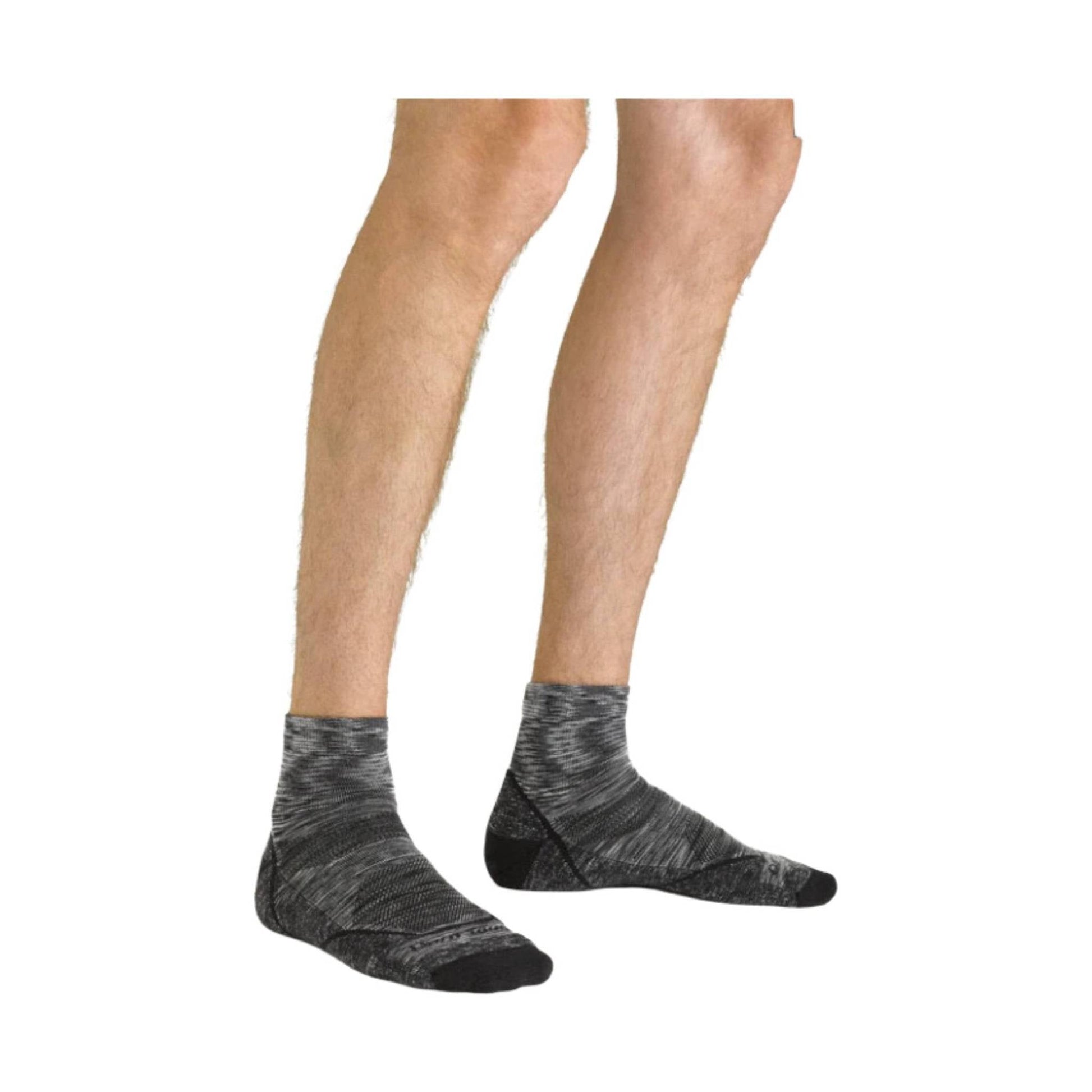 Darn Tough Vermont Men's Hiker Quarter Lightweight Sock - Space Gray by Lenny's Shoe & Apparel