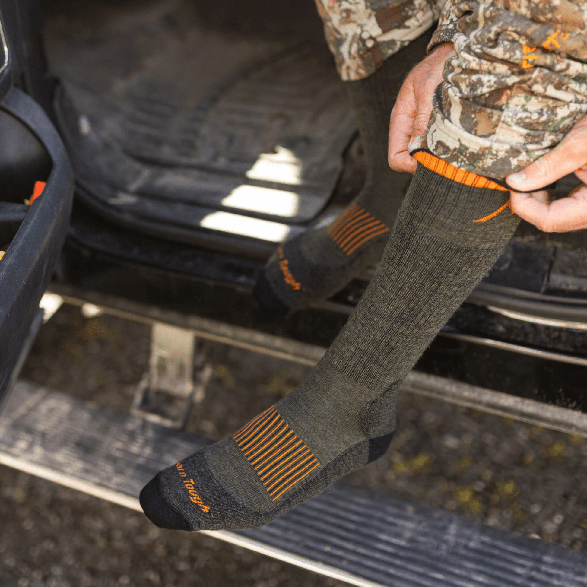 Darn Tough Vermont Men's Hunting Midweight Boot Sock - Forest by Lenny's Shoe & Apparel