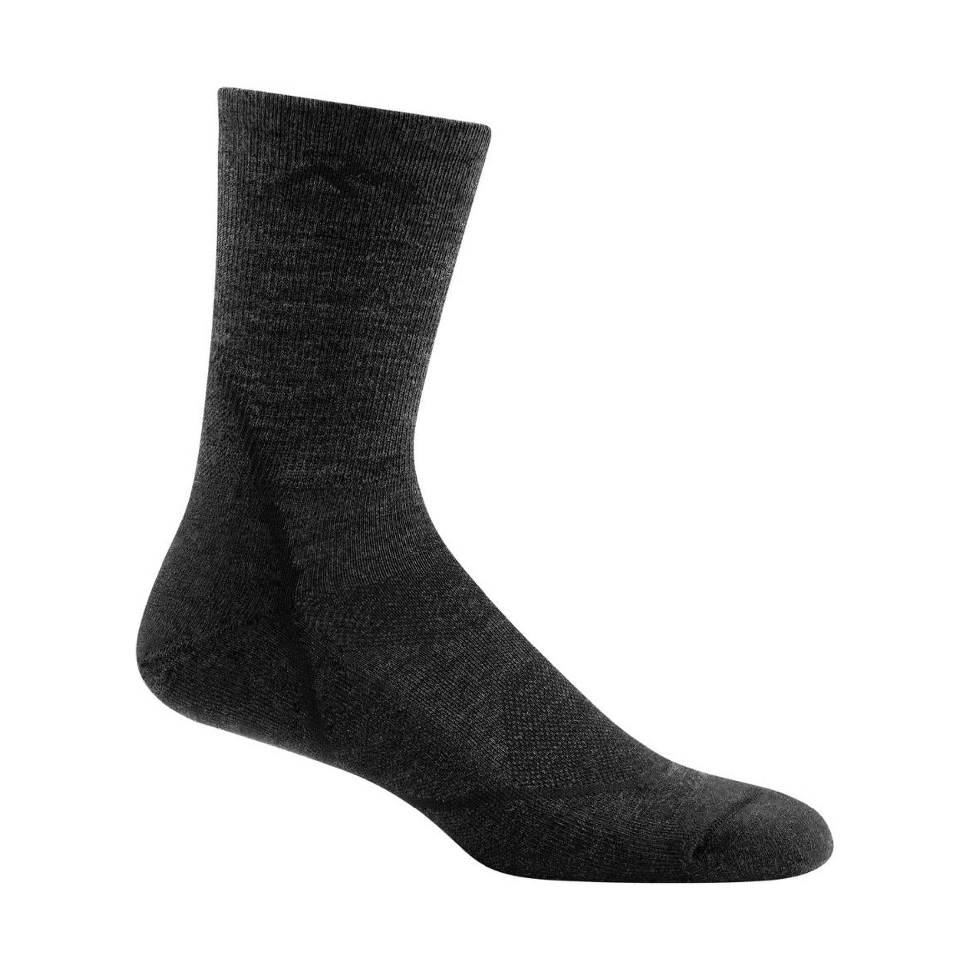 Darn Tough Vermont Men's Lightweight Hiker Micro Crew Sock - Black by Lenny's Shoe & Apparel