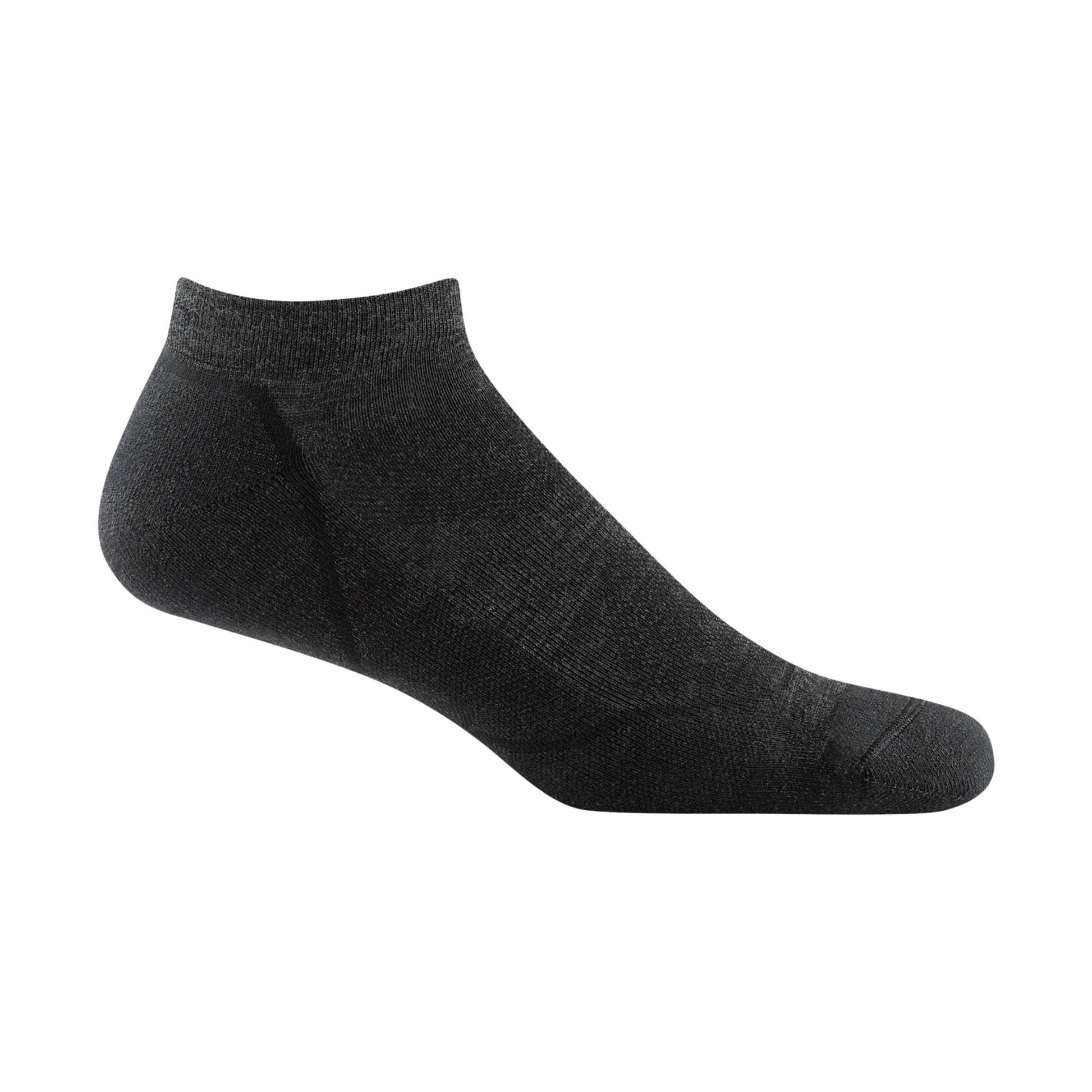 Darn Tough Vermont Men's Lightweight Hiker No Show Socks - Black by Lenny's Shoe & Apparel