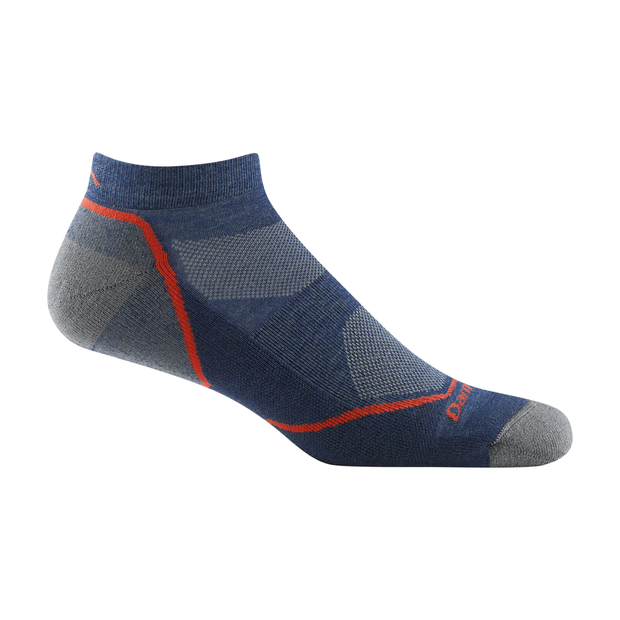 Darn Tough Vermont Men's Lightweight Hiker No Show Socks - Denim by Lenny's Shoe & Apparel