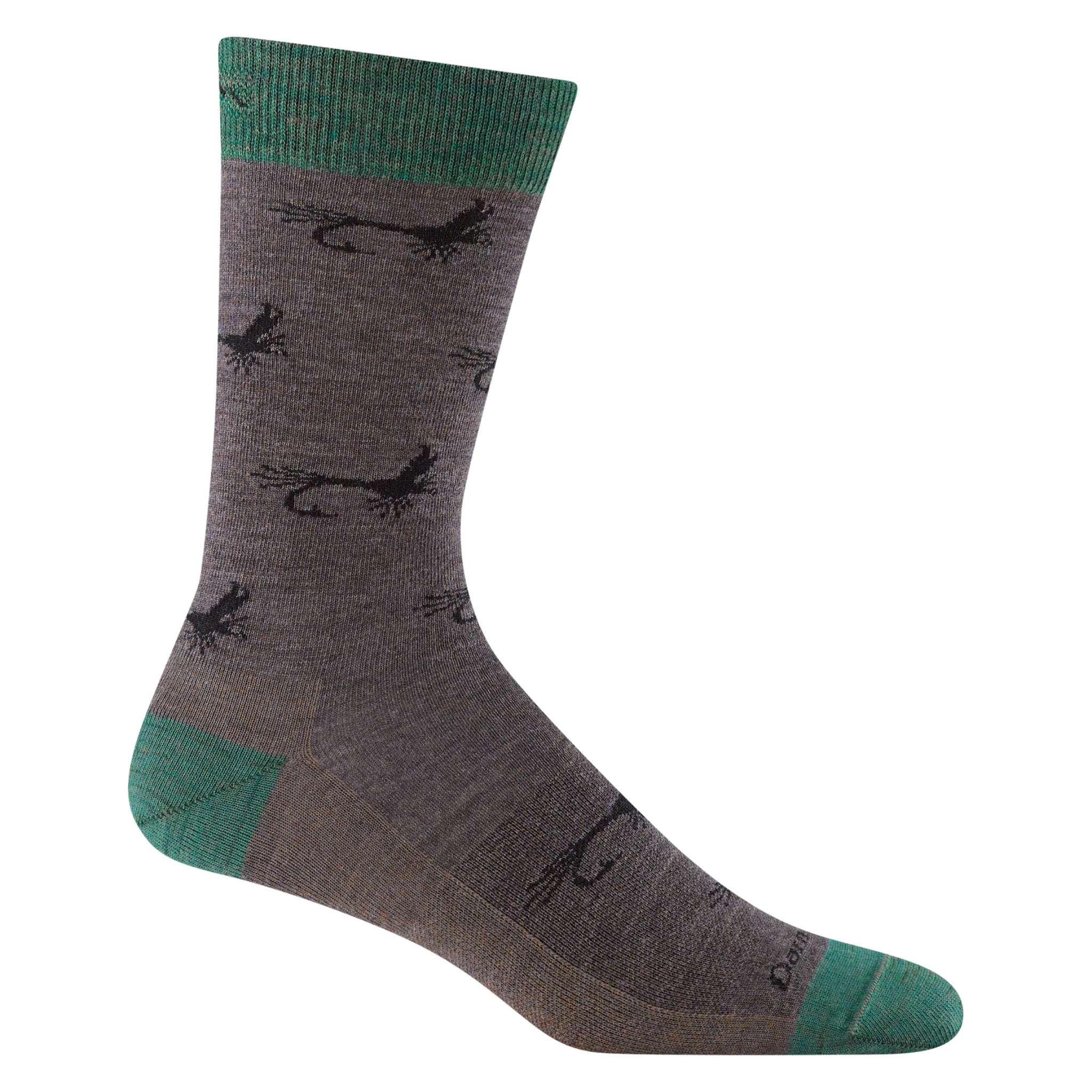 Darn Tough Vermont Men's Mcfly Crew Lightweight Lifestyle Sock - Taupe by Lenny's Shoe & Apparel