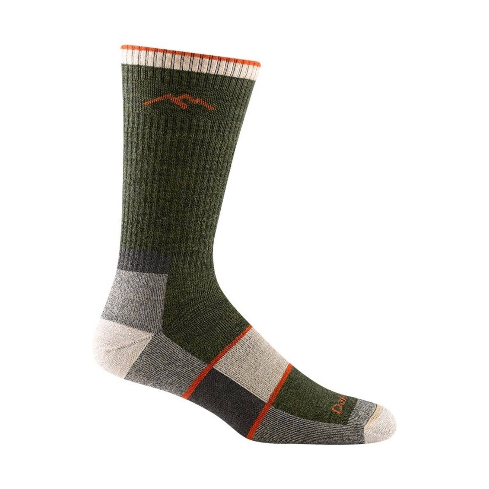Darn Tough Vermont Men`s Midweight Hiker Boot Full Cushion Sock - Olive by Lenny's Shoe & Apparel