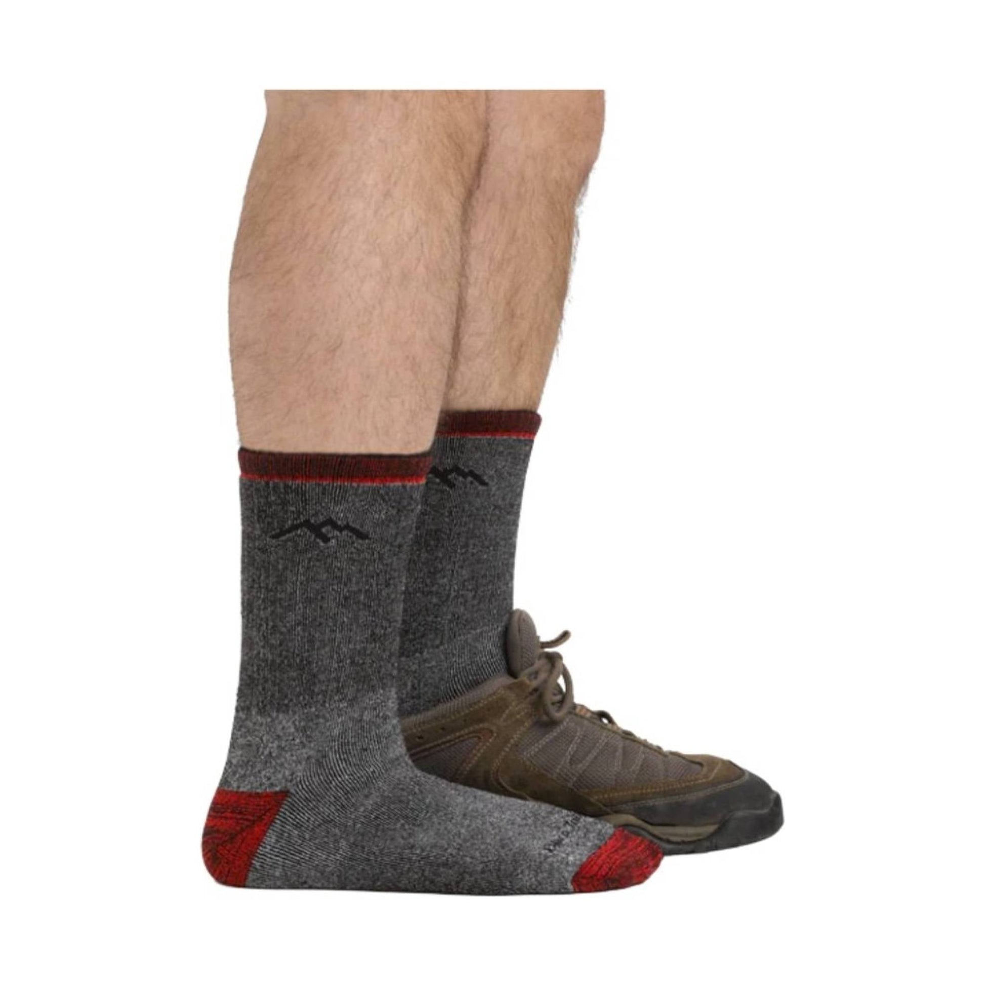 Darn Tough Vermont Men's Mountaineering Micro Crew - Smoke by Lenny's Shoe & Apparel