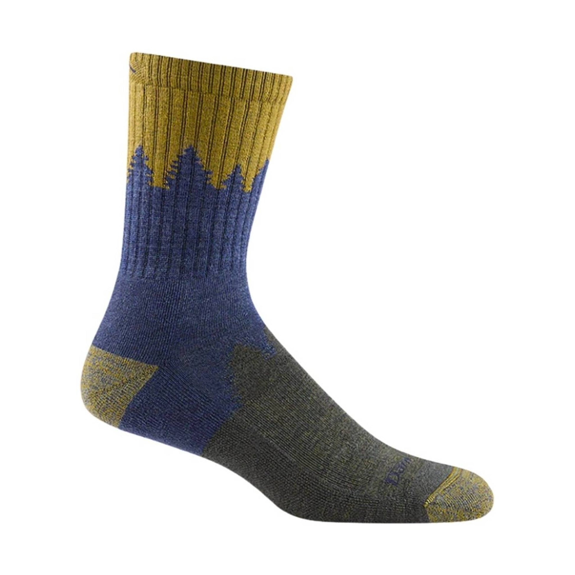 Darn Tough Vermont Men's Number 2 Micro Crew Midweight Hiking Sock - Denim by Lenny's Shoe & Apparel