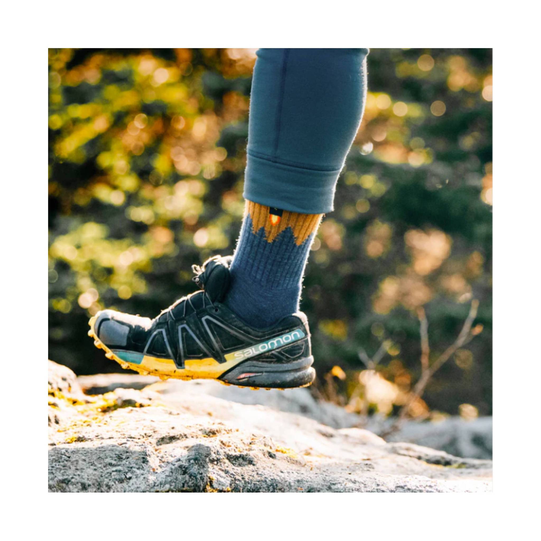 Darn Tough Vermont Men's Number 2 Micro Crew Midweight Hiking Sock - Denim by Lenny's Shoe & Apparel