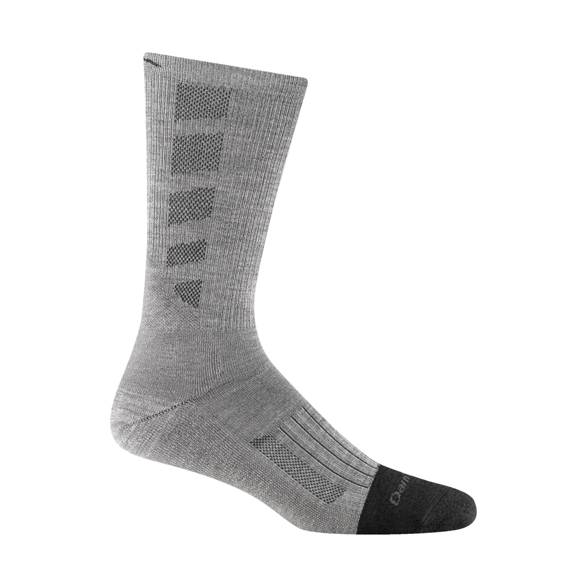 Darn Tough Vermont Men's Stanley K Boot Lightweight Work Sock - Ash by Lenny's Shoe & Apparel