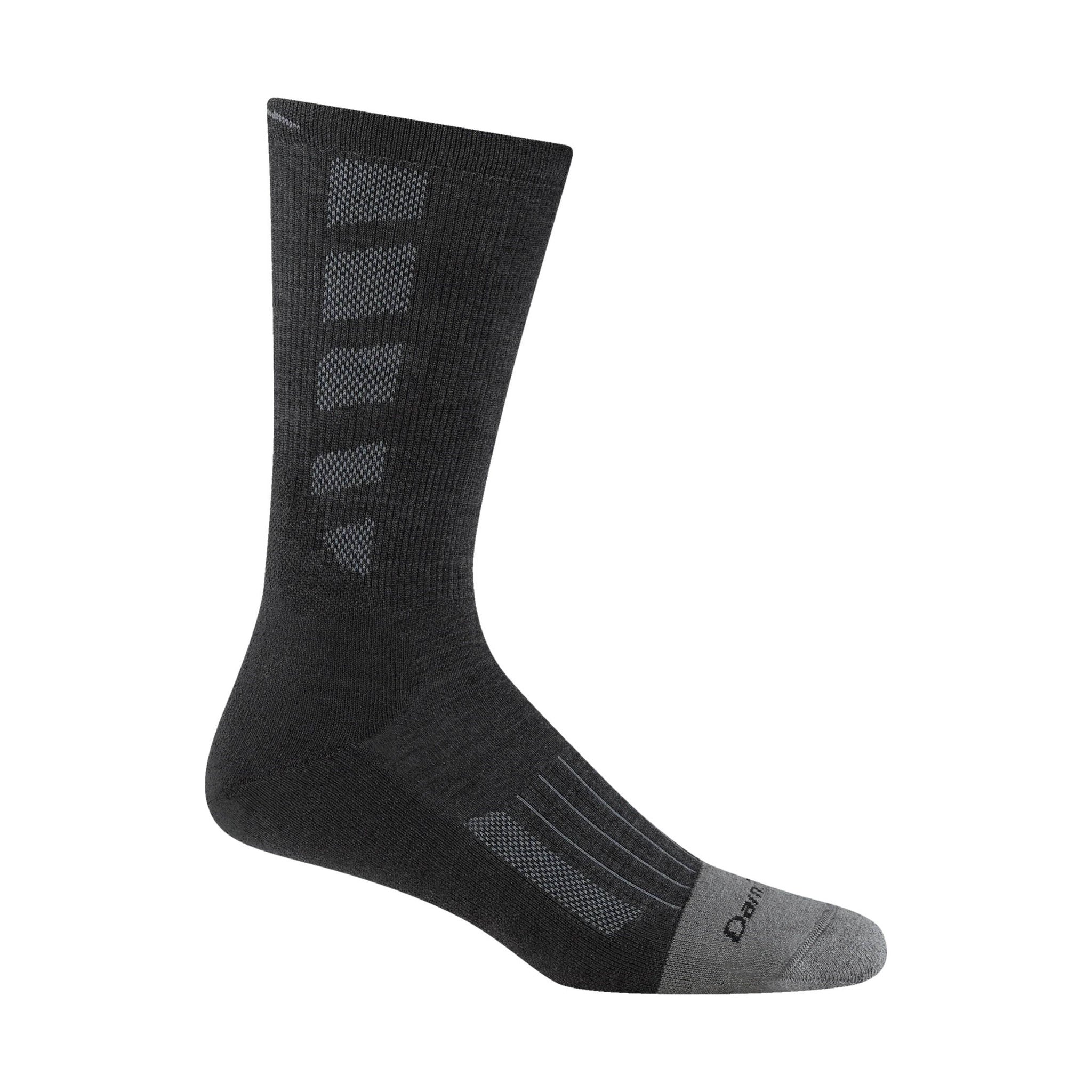 Darn Tough Vermont Men's Stanley K Boot Lightweight Work Sock - Gravel by Lenny's Shoe & Apparel