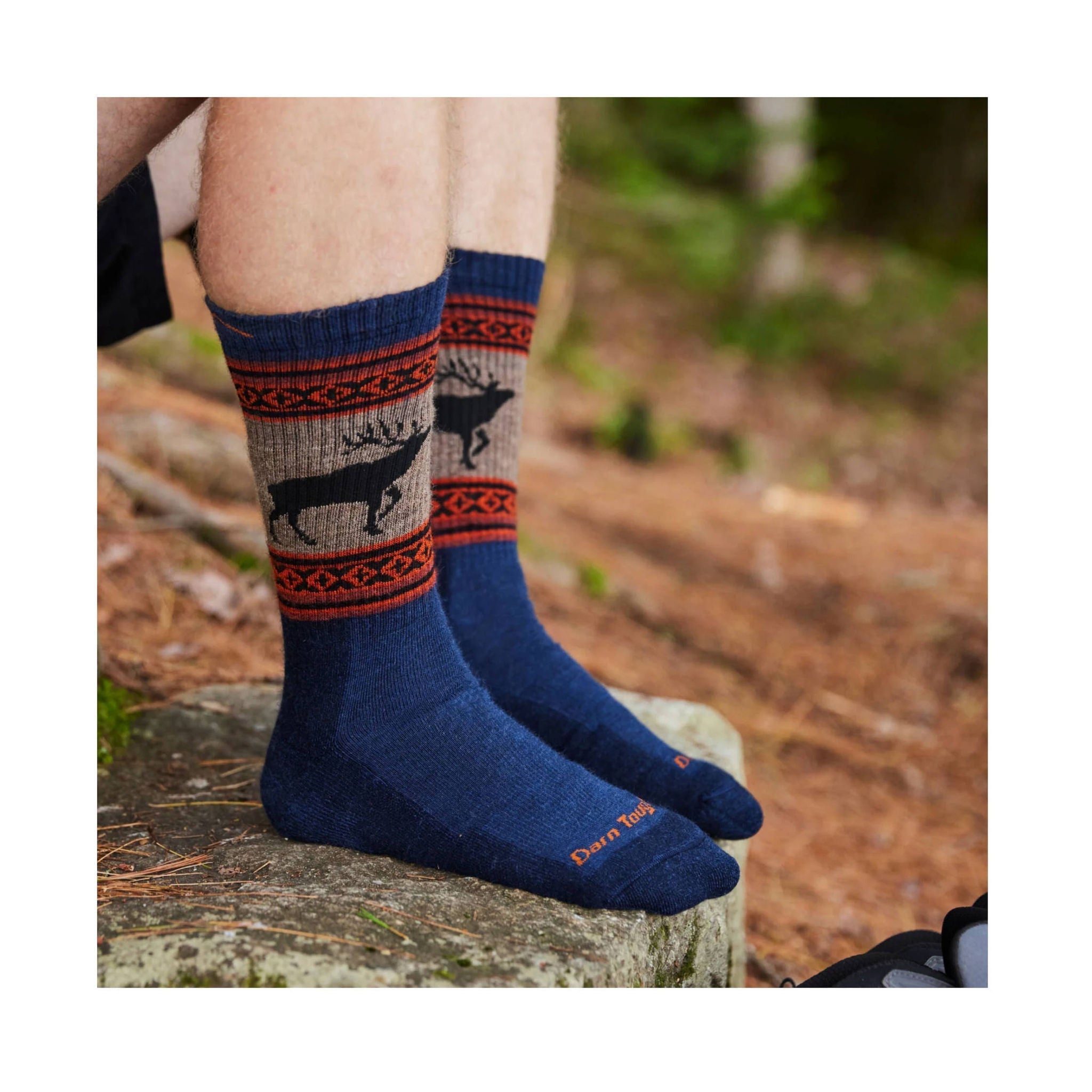 Darn Tough Vermont Men's VanGrizzle Midweight Hiker Boot Sock - Eclipse by Lenny's Shoe & Apparel