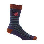 Darn Tough Vermont Men's Wild Life Crew Lightweight Lifestyle Sock - Blackberry by Lenny's Shoe & Apparel
