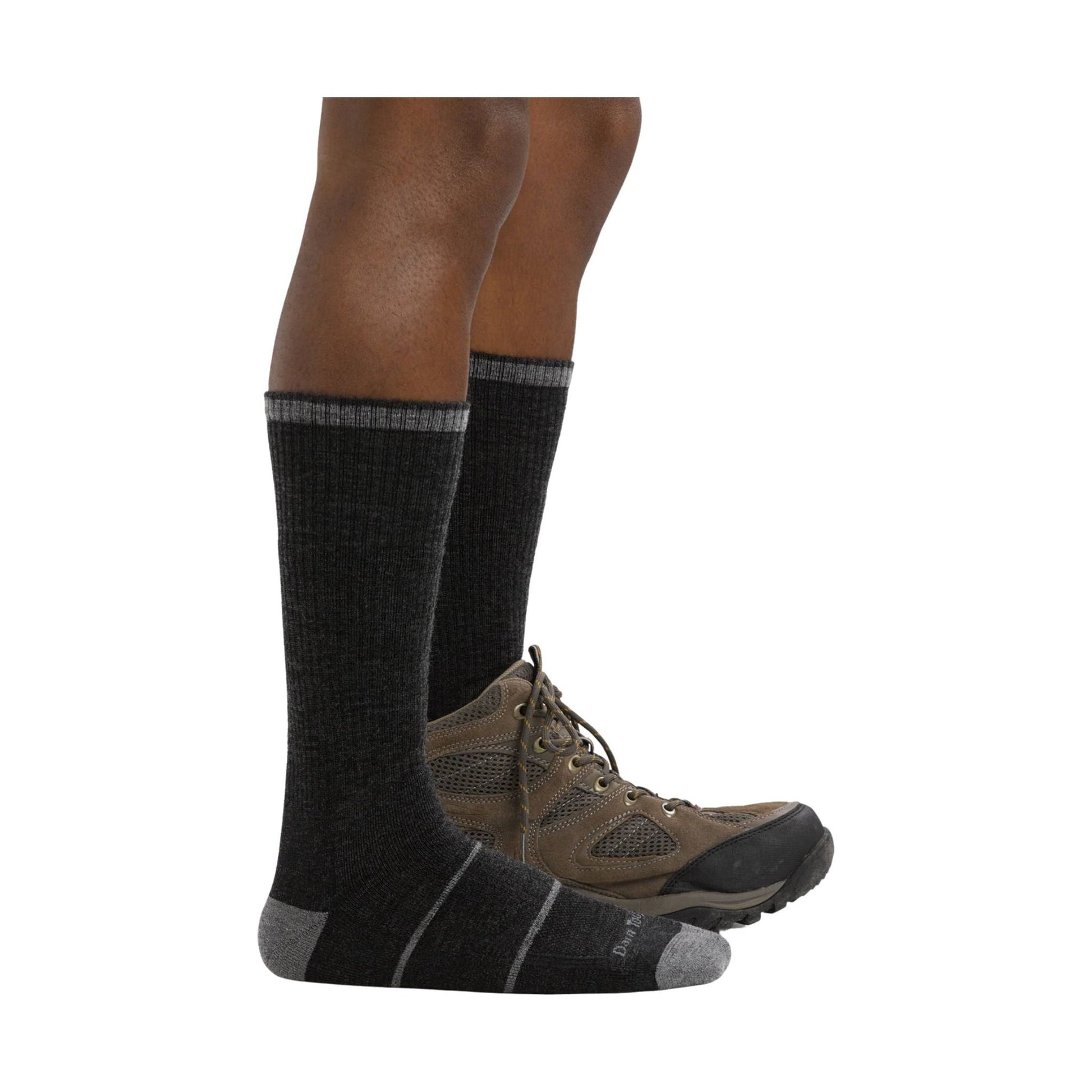 Darn Tough Vermont Men's William Jarvis Boot Midweight Work Sock - Gravel by Lenny's Shoe & Apparel