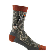 Darn Tough Vermont Men's Woody Crew Lightweight Lifestyle Sock - Forest by Lenny's Shoe & Apparel