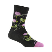 Darn Tough Vermont Women's Blossom Lightweight Lifestyle Crew - Charcoal by Lenny's Shoe & Apparel