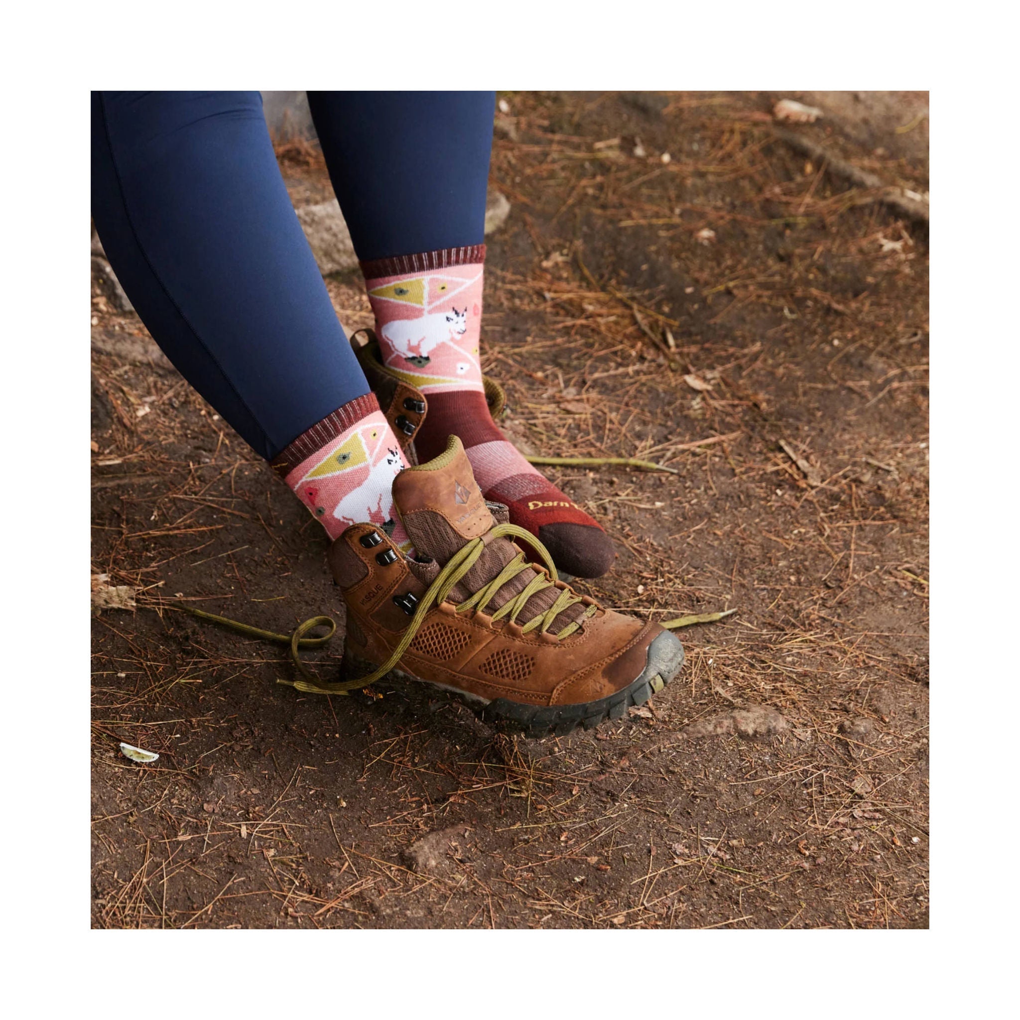 Darn Tough Vermont Women's Critter Club Lightweight Hiking Sock - Canyon by Lenny's Shoe & Apparel