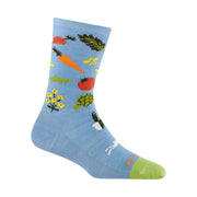 Darn Tough Vermont Women's Farmers Market Lightweight Lifestyle Crew - Sky by Lenny's Shoe & Apparel