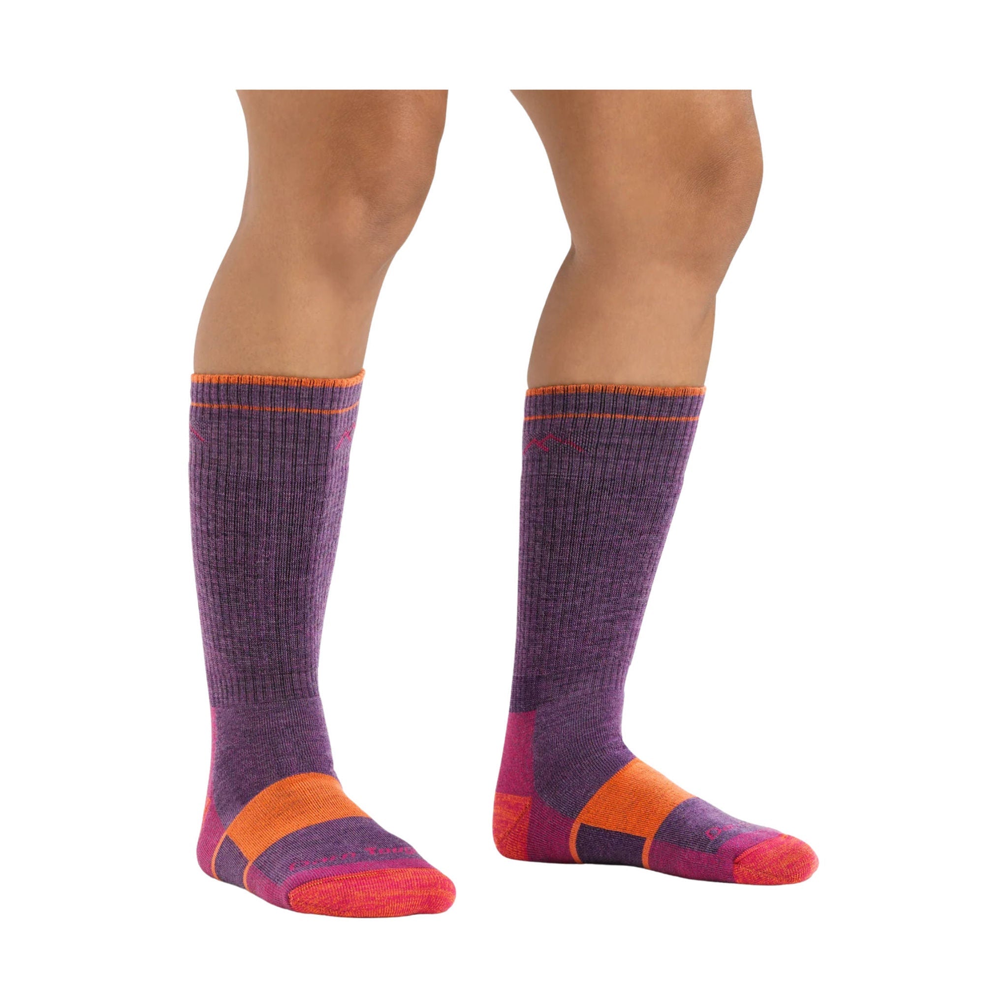 Darn Tough Vermont Women's Hiker Boot Full Cushion Midweight Hiking Sock - Plum Heather by Lenny's Shoe & Apparel