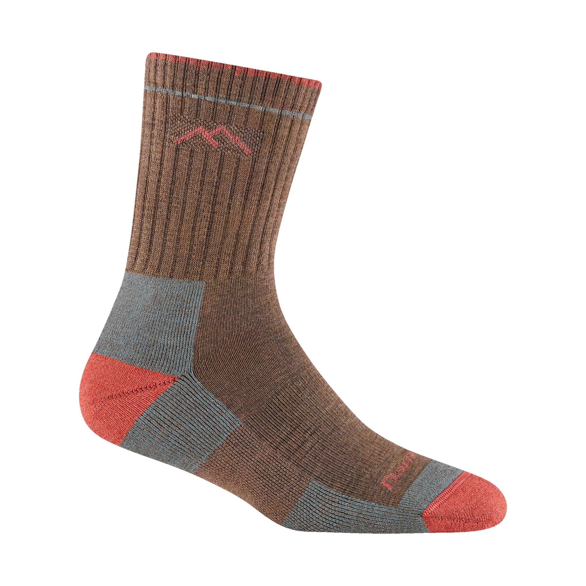 Darn Tough Vermont Women's Hiker Micro Crew Cushion - Bark by Lenny's Shoe & Apparel