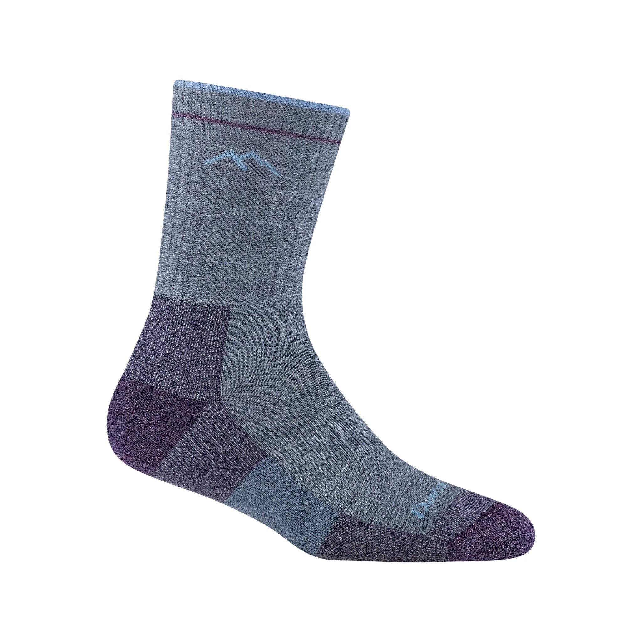 Darn Tough Vermont Women's Hiker Micro Crew Cushion - Light Denim by Lenny's Shoe & Apparel