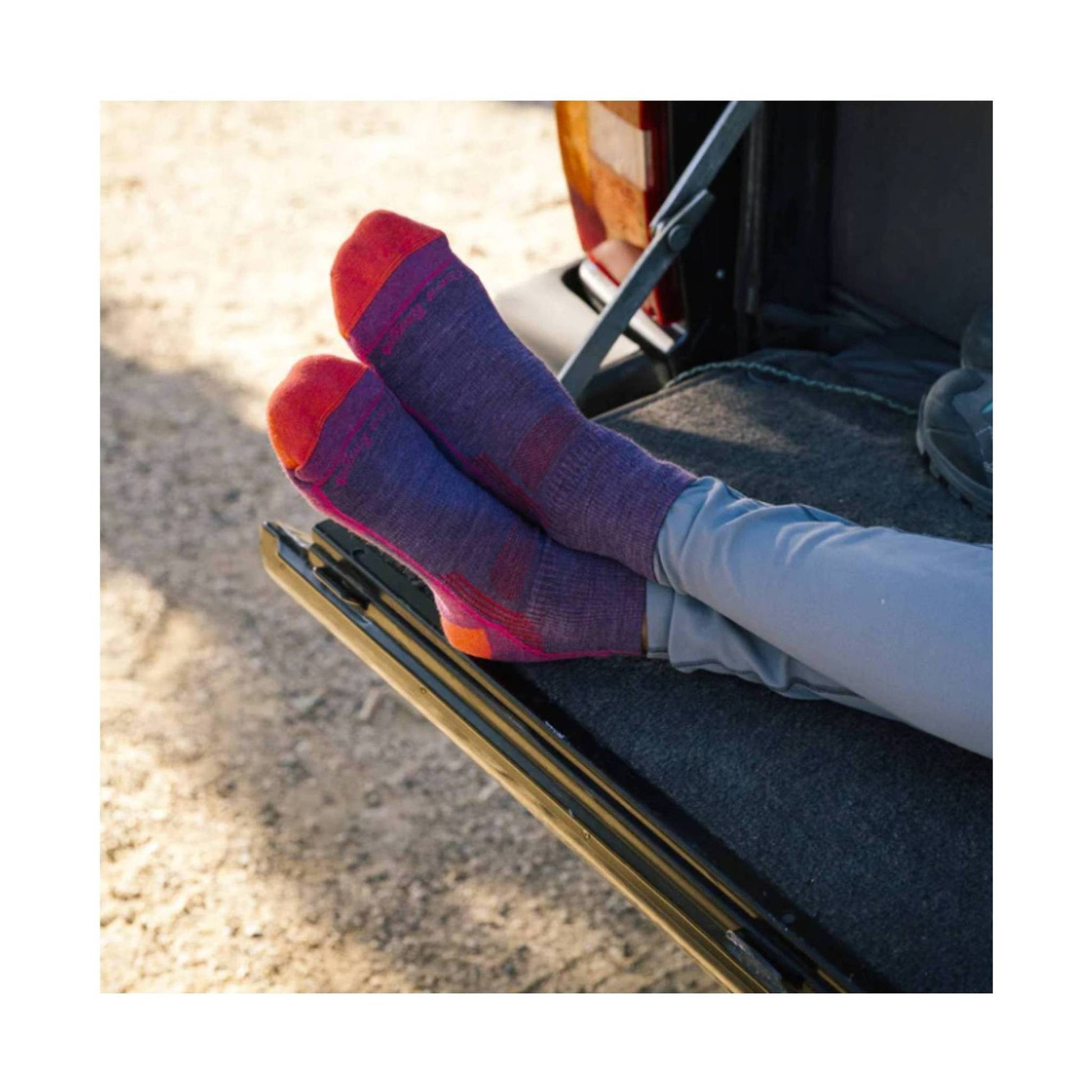Darn Tough Vermont Women's Hiker Quarter Midweight Sock - Berry by Lenny's Shoe & Apparel