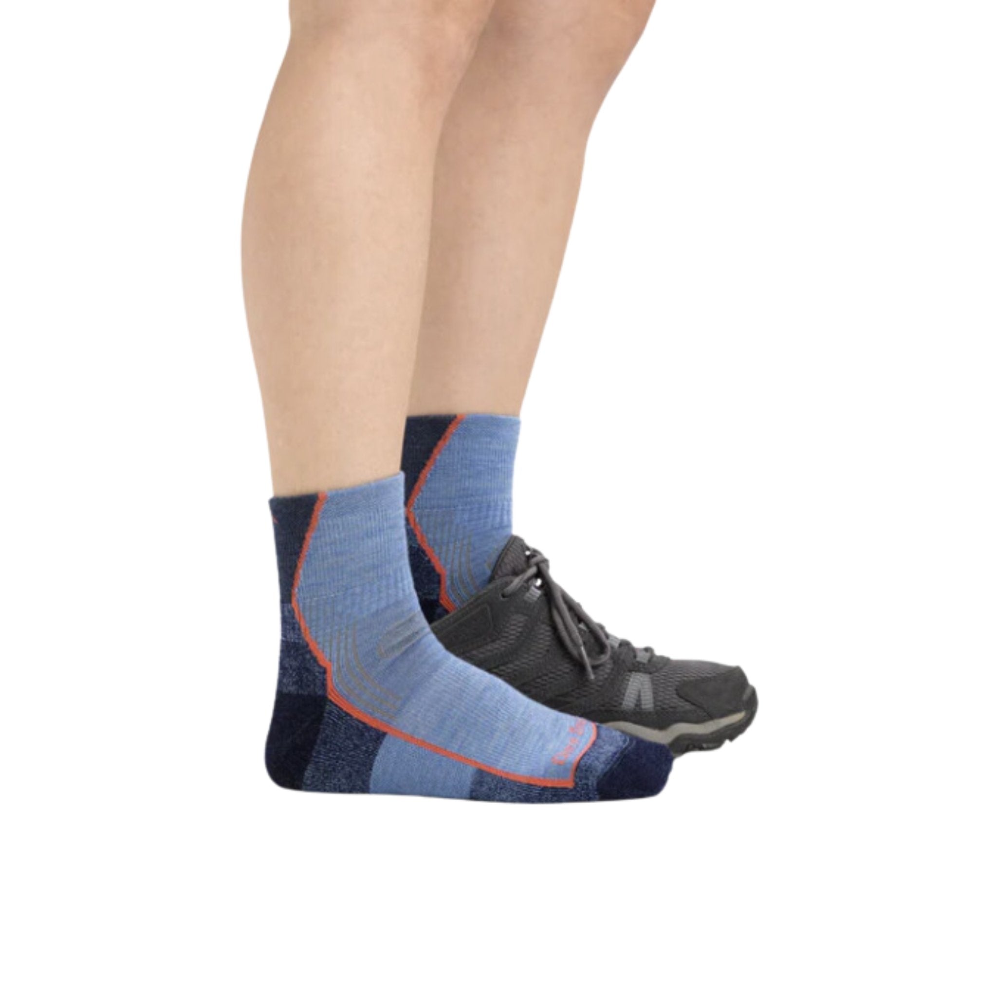 Darn Tough Vermont Women's Hiker Quarter Midweight Sock - Denim by Lenny's Shoe & Apparel